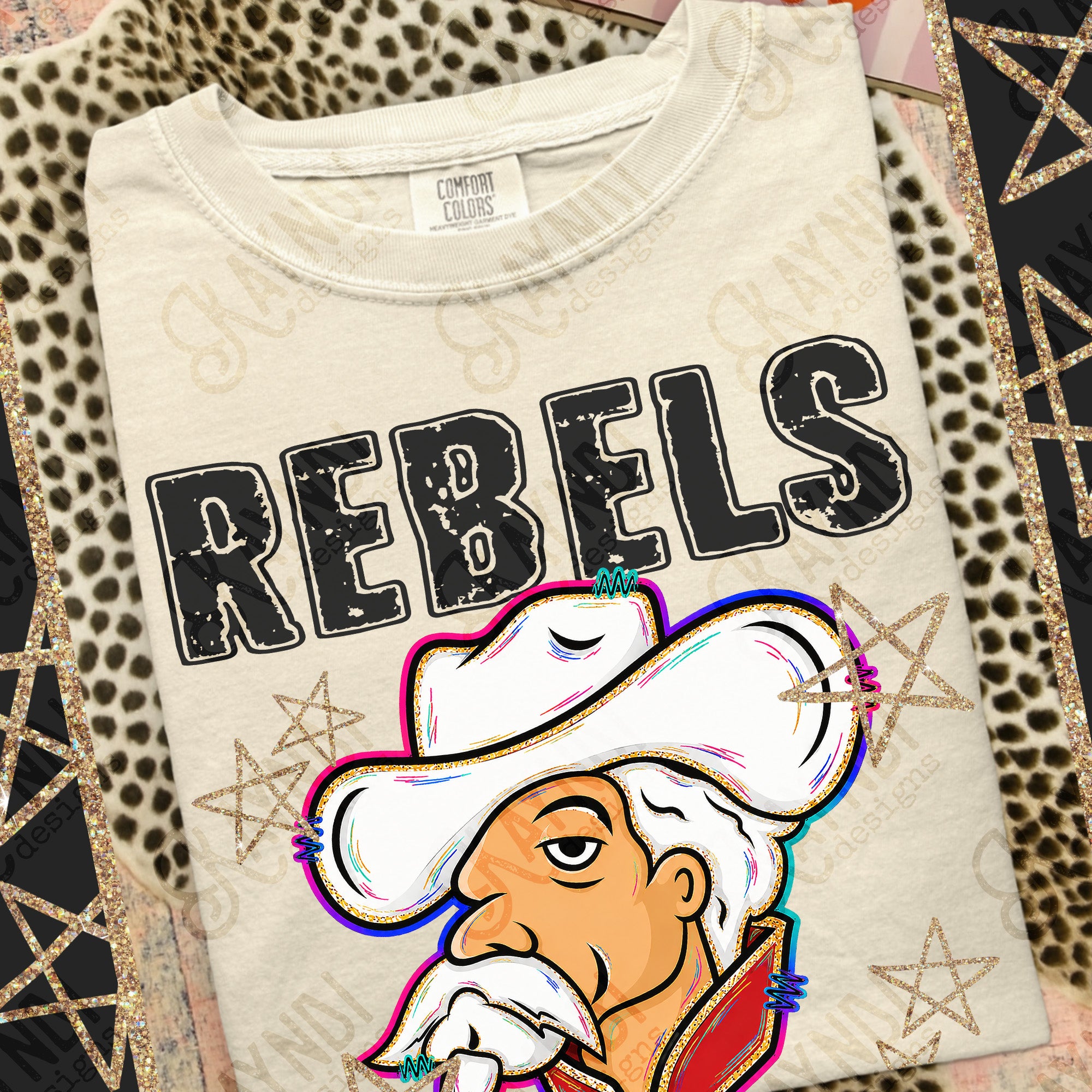 Grunge Varsity Rebels 5 mockup