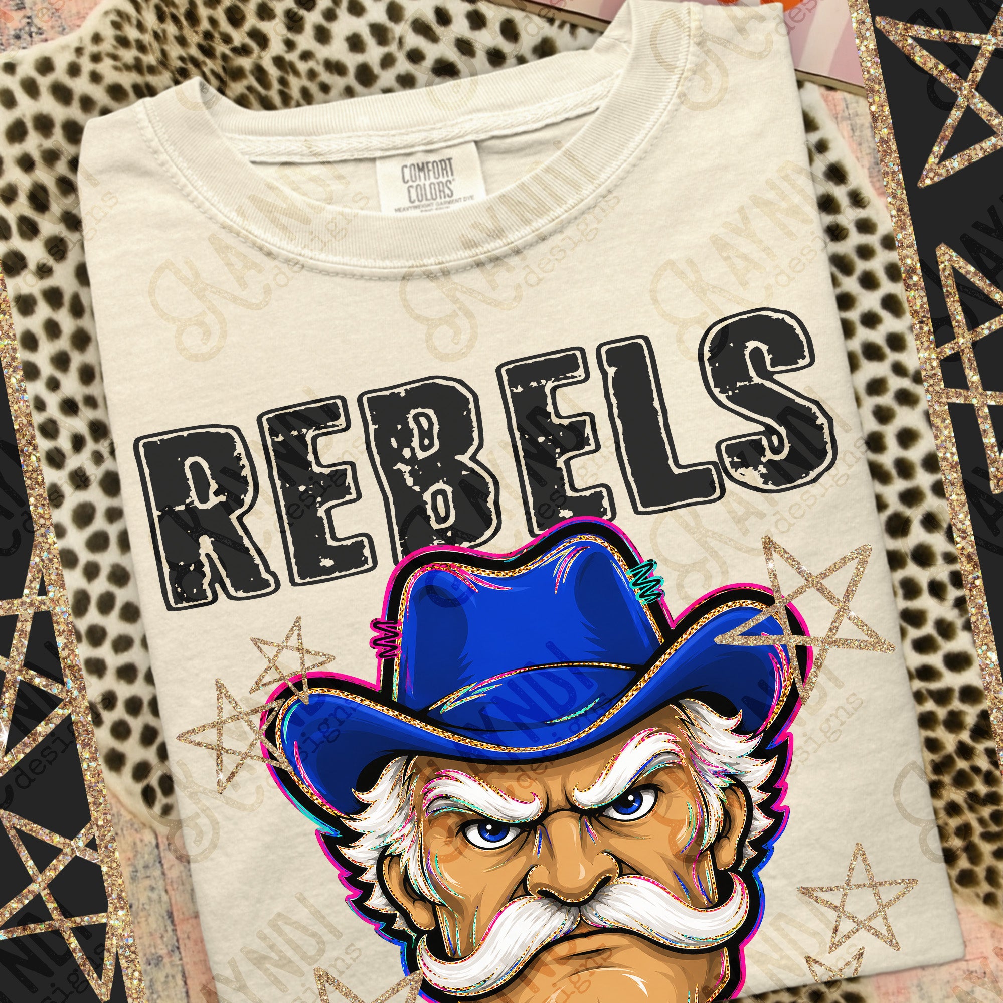 Grunge Varsity Rebels 6 mockup