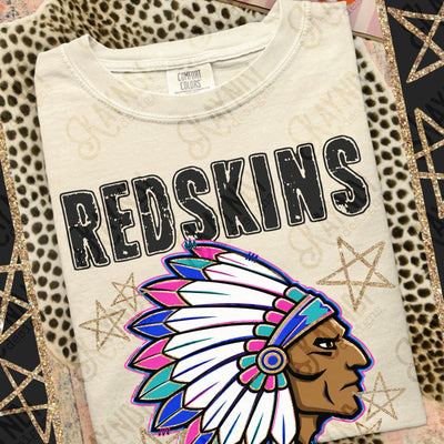 Grunge Varsity Redskins 2 mockup