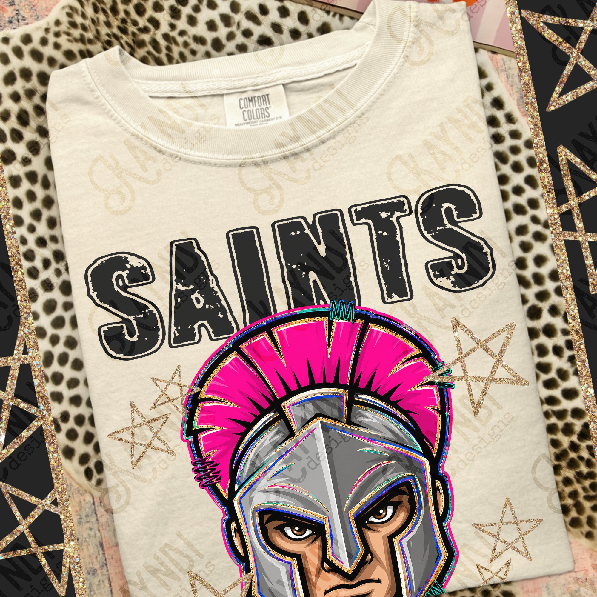Grunge Varsity Saints 2 mockup