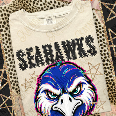 Grunge Varsity Seahawks 2 mockup