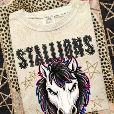 Grunge Varsity Stallions 5 mockup