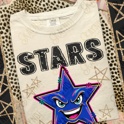 Grunge Varsity Stars 2 mockup