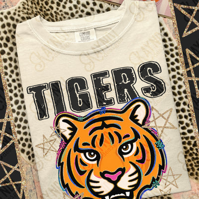 Grunge Varsity Tigers 2 mockup