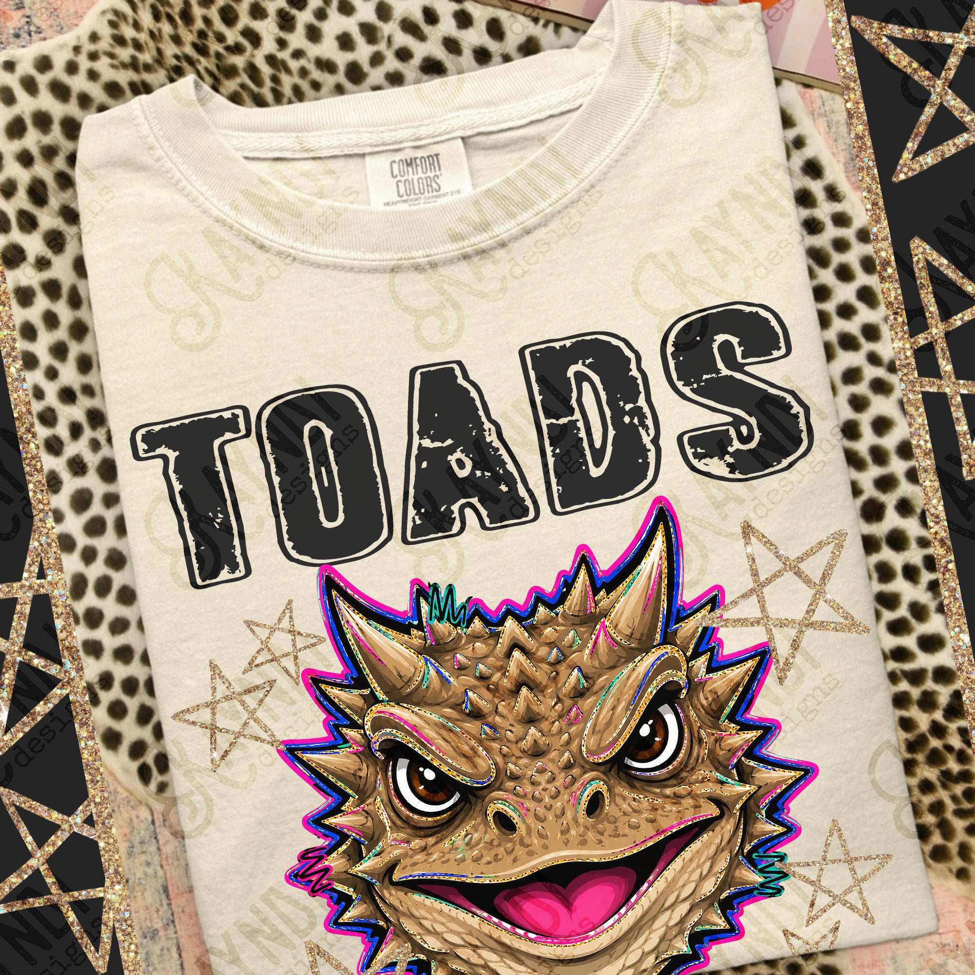 Grunge Varsity Toads 2 mockup
