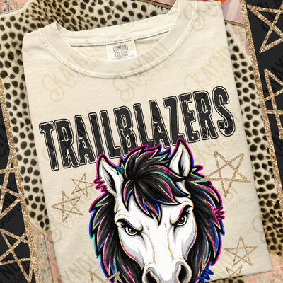 Grunge Varsity Trailblazers mockup
