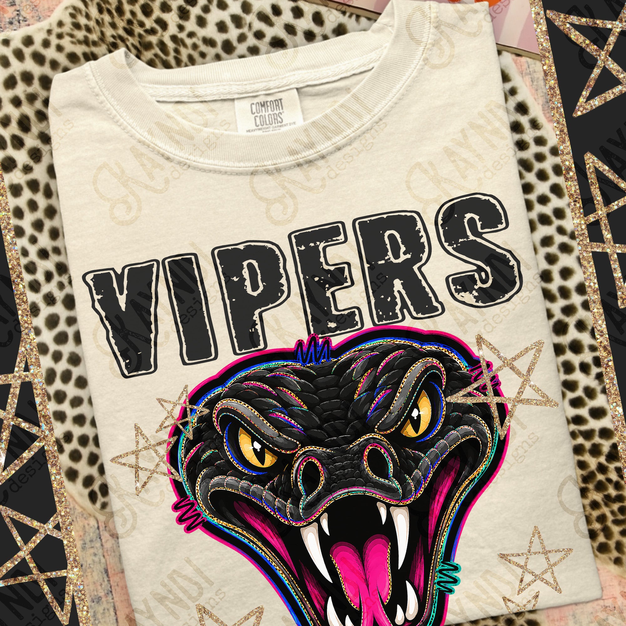 Grunge Varsity Vipers 2 mockup