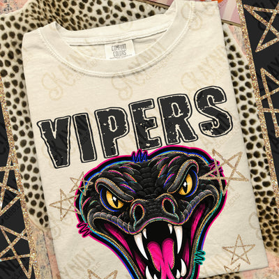 Grunge Varsity Vipers 2 mockup