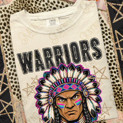 Grunge Varsity Warriors 5 mockup