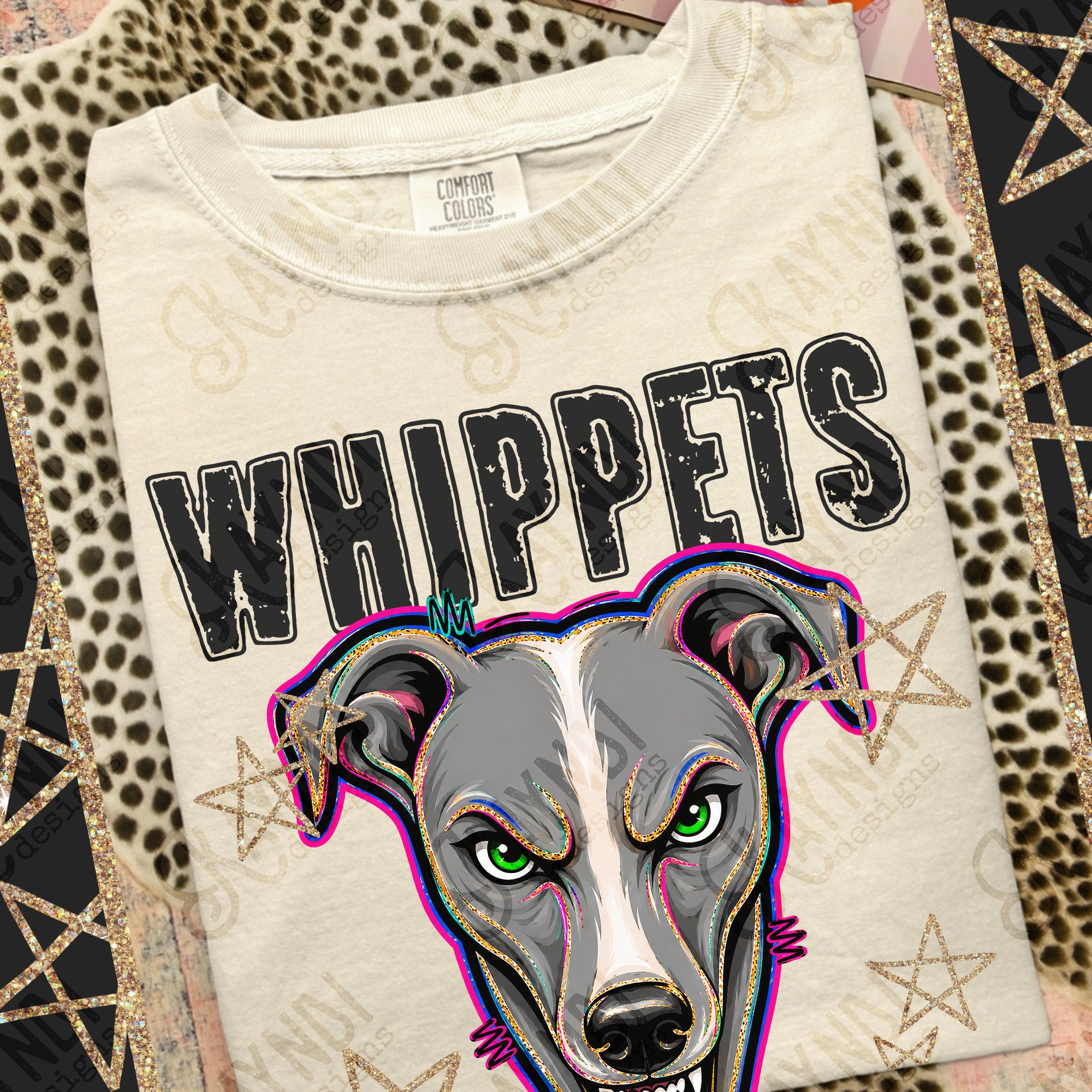 Grunge Varsity Whippets 3 mockup
