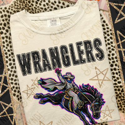 Grunge Varsity Wranglers 2 mockup