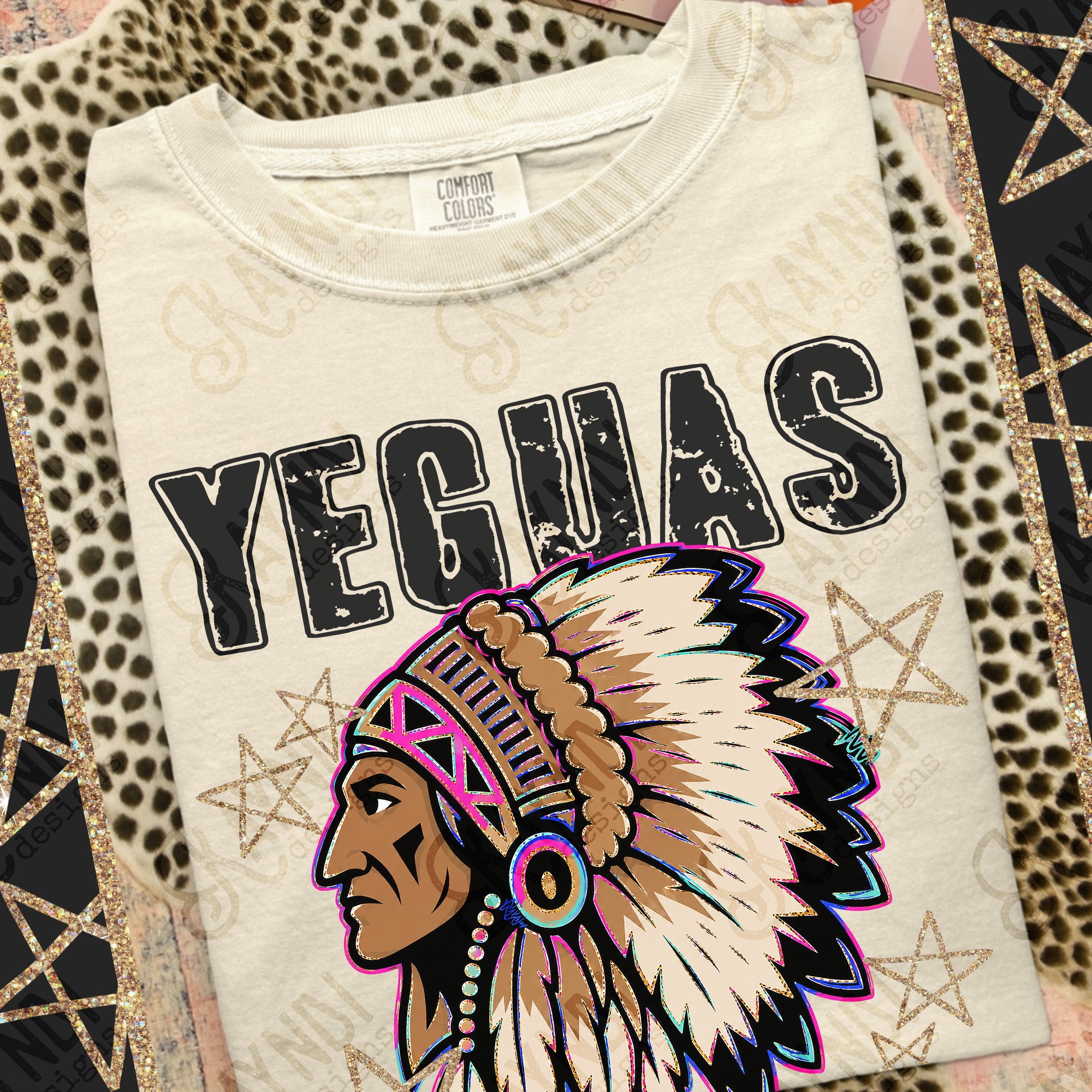 Grunge Varsity Yeguas 2 mockup