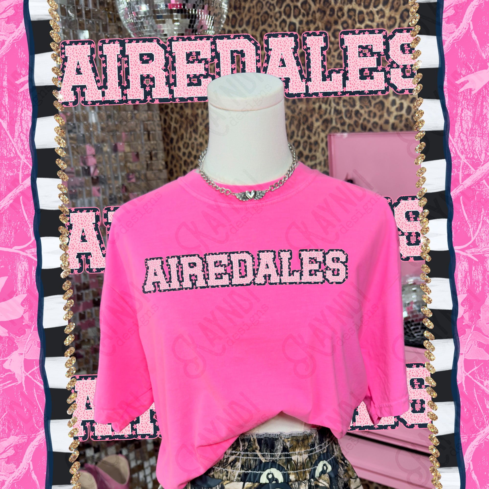 Varsity Stars Airedales mockup
