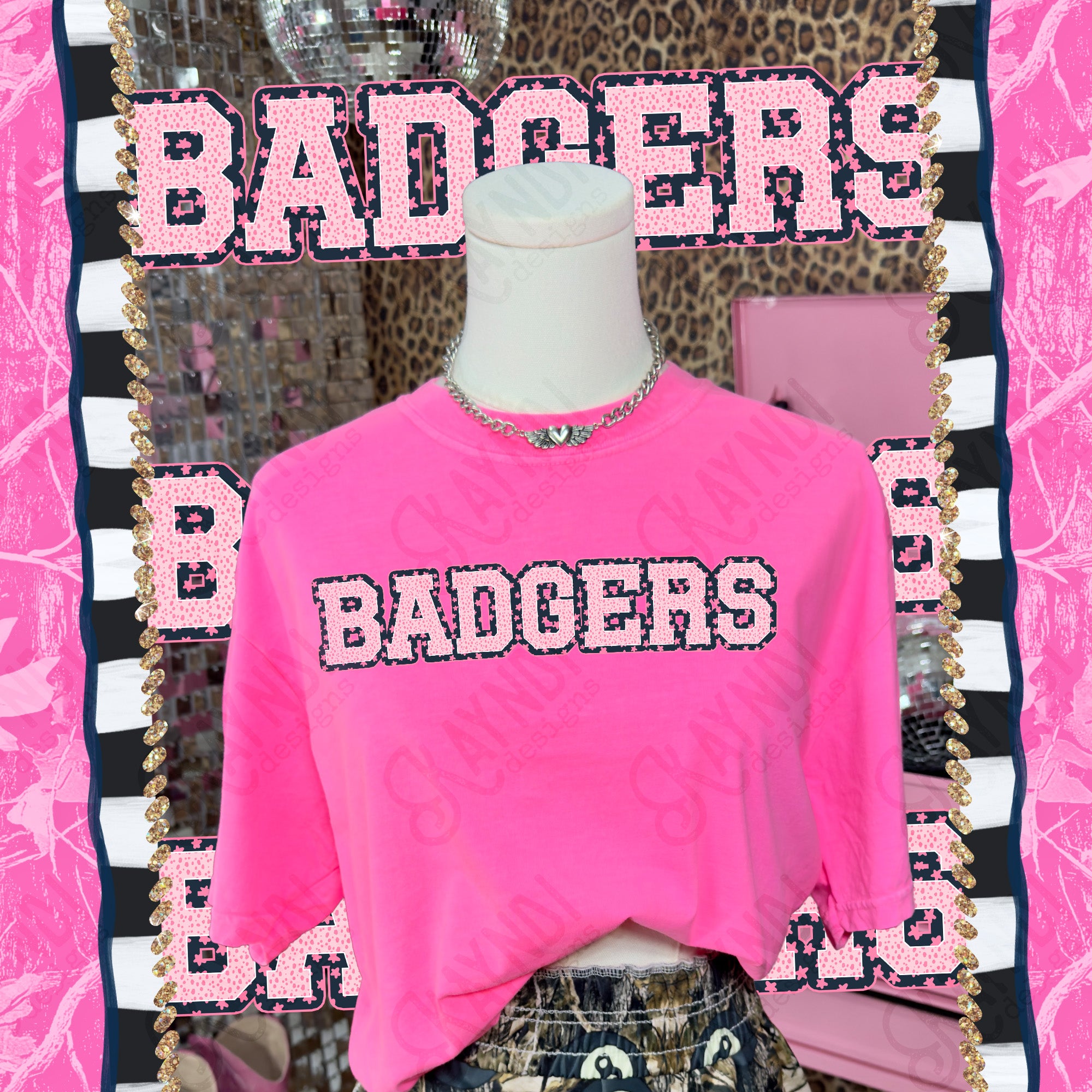 Varsity Stars Badgers mockup
