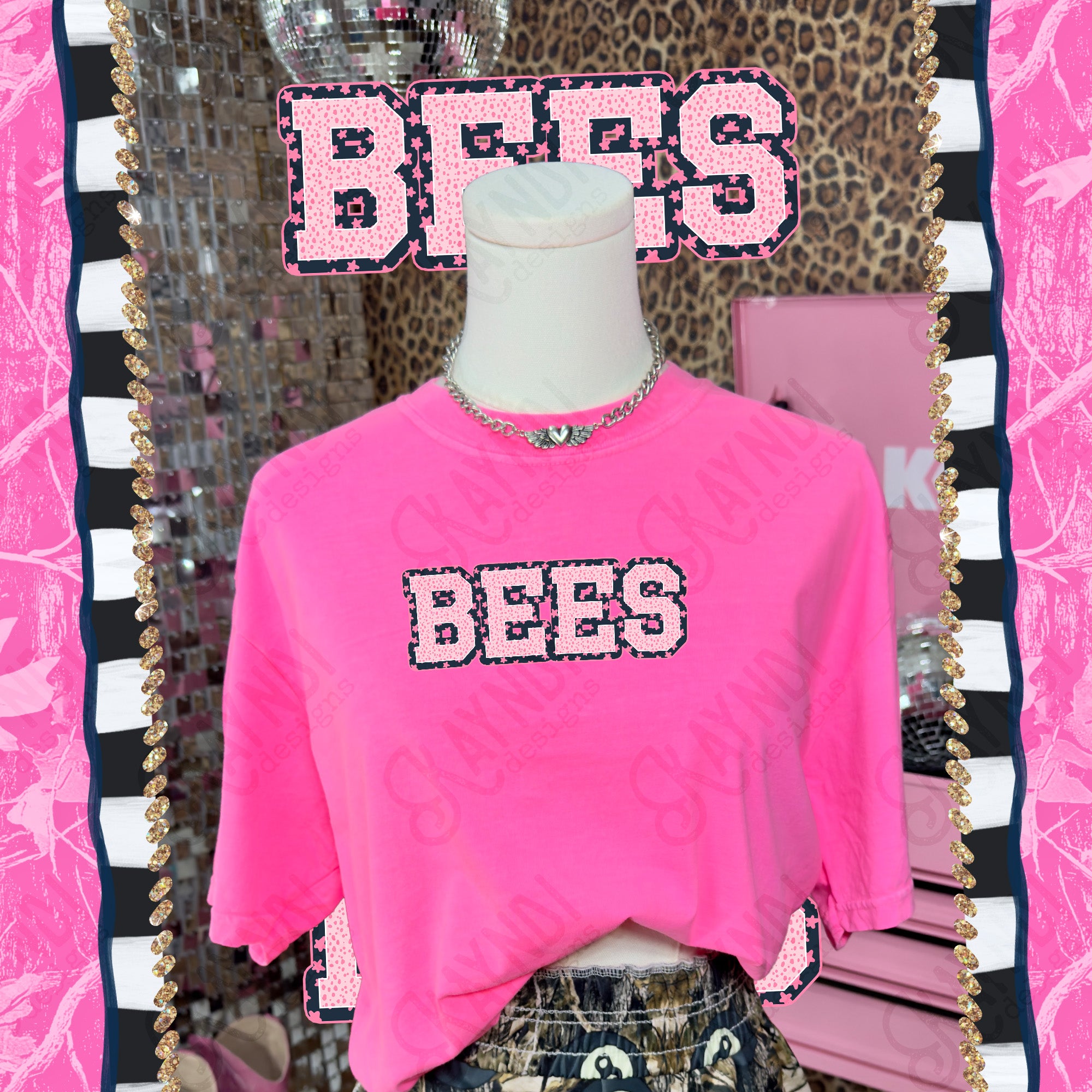 Varsity Stars Bees mockup