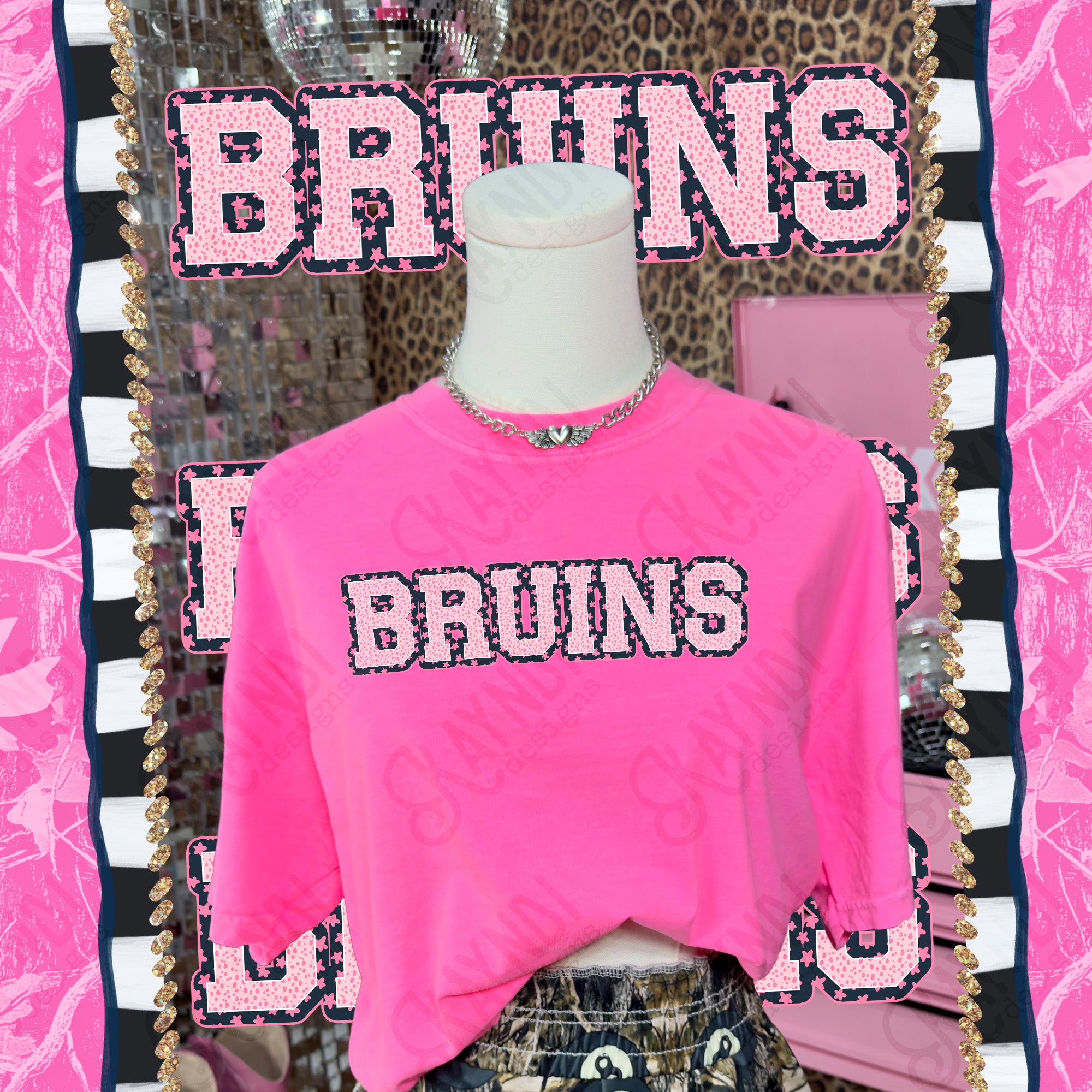 Varsity Stars Bruins mockup