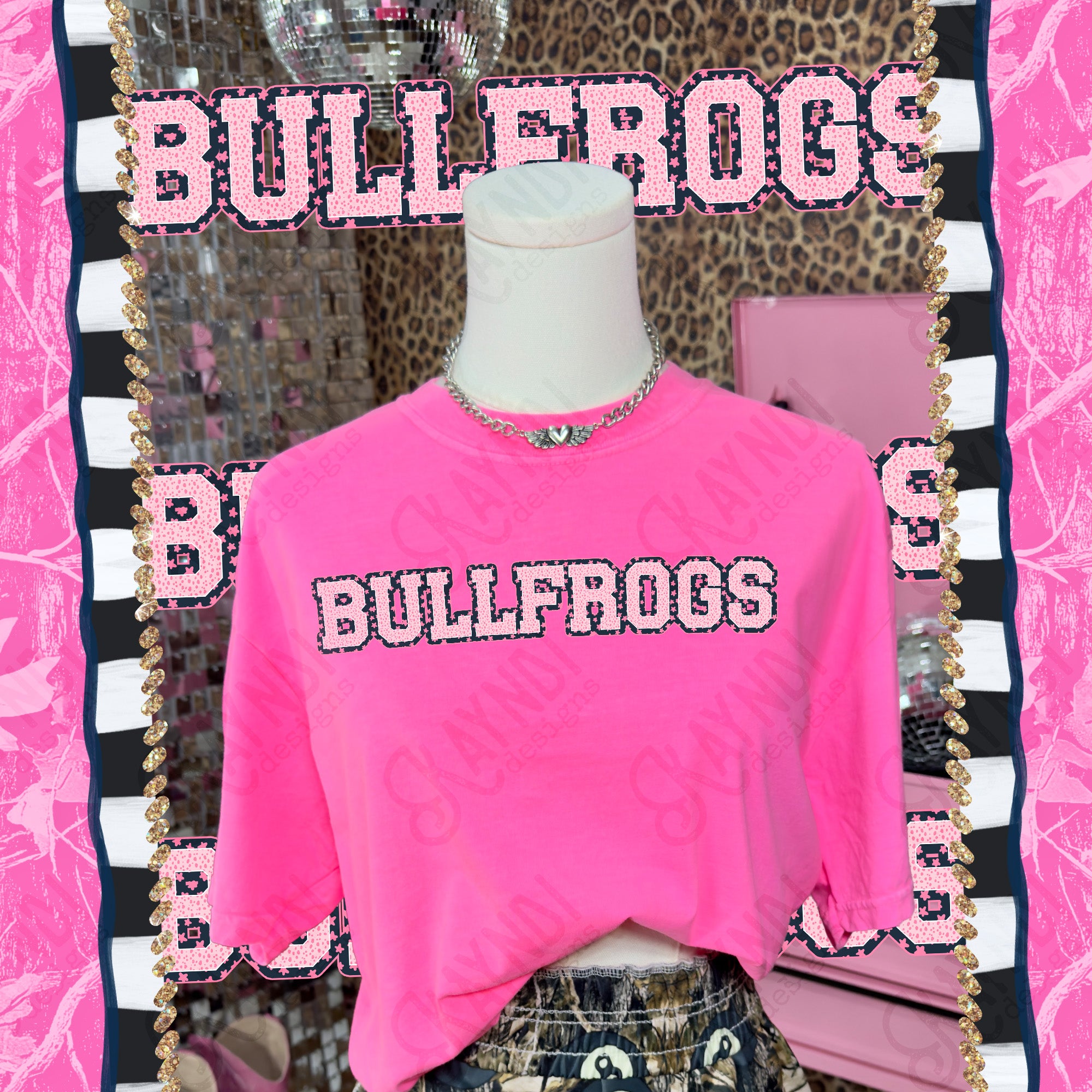 Varsity Stars Bullfrogs mockup