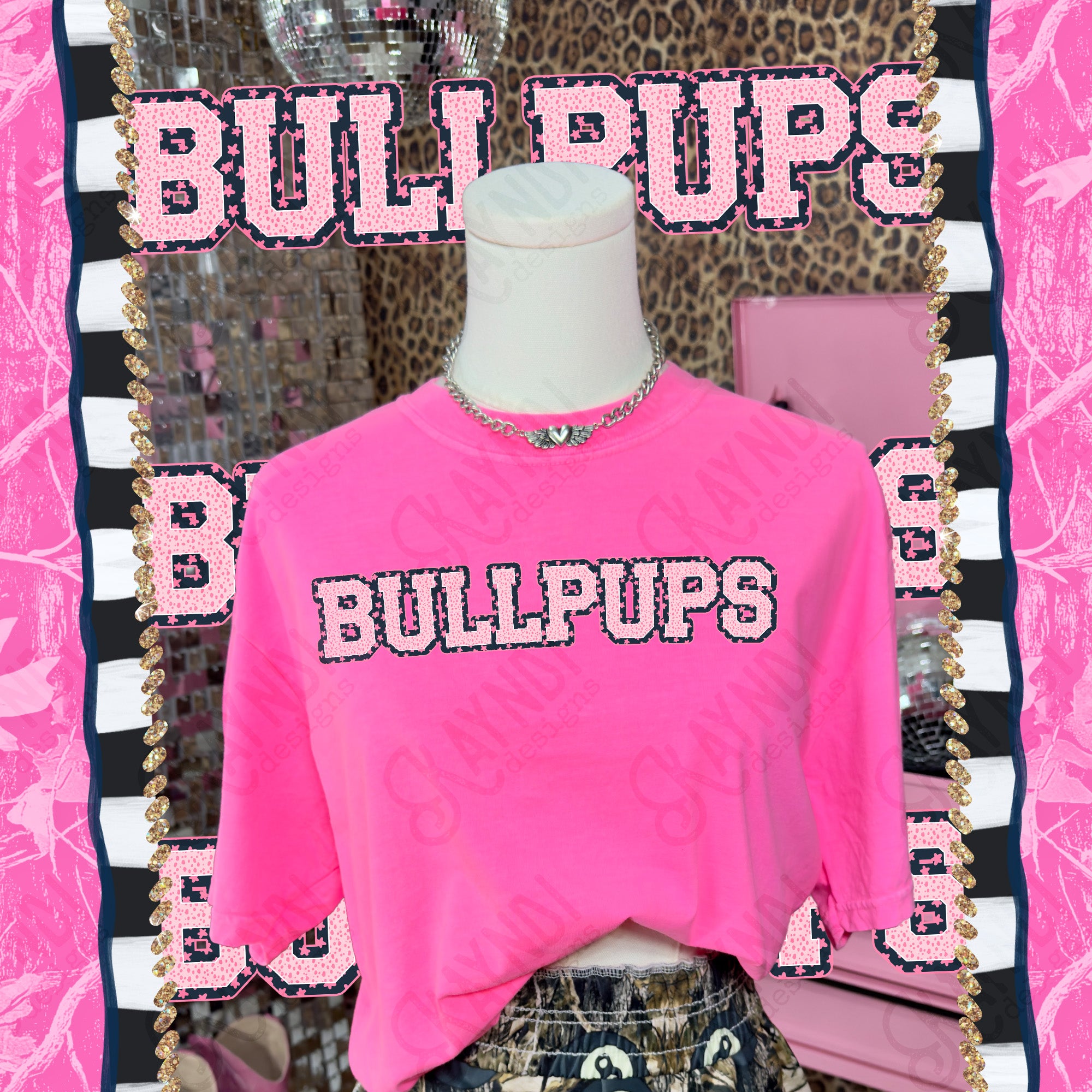 Varsity Stars Bullpups mockup