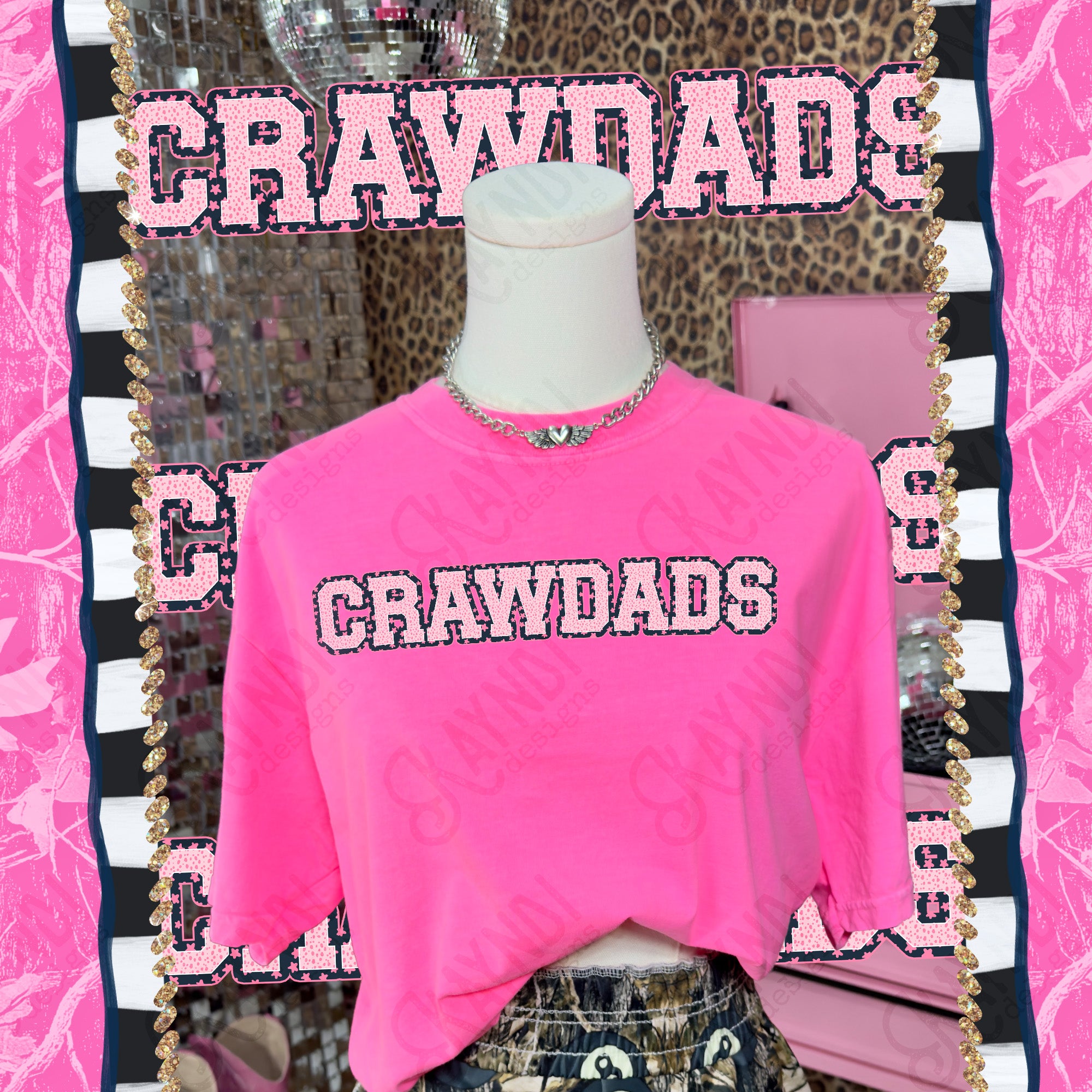 Varsity Stars Crawdads mockup