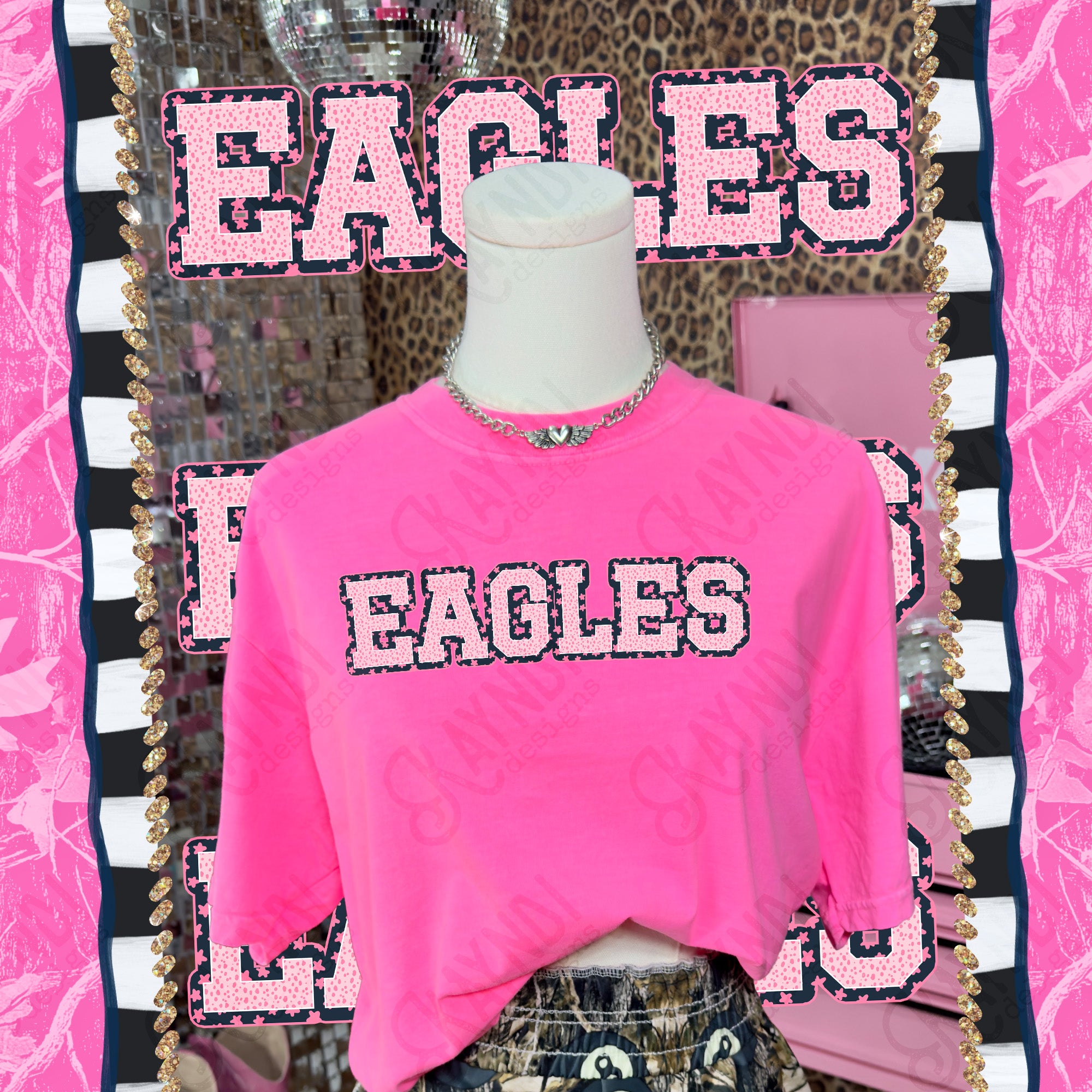Varsity Stars Eagles mockup