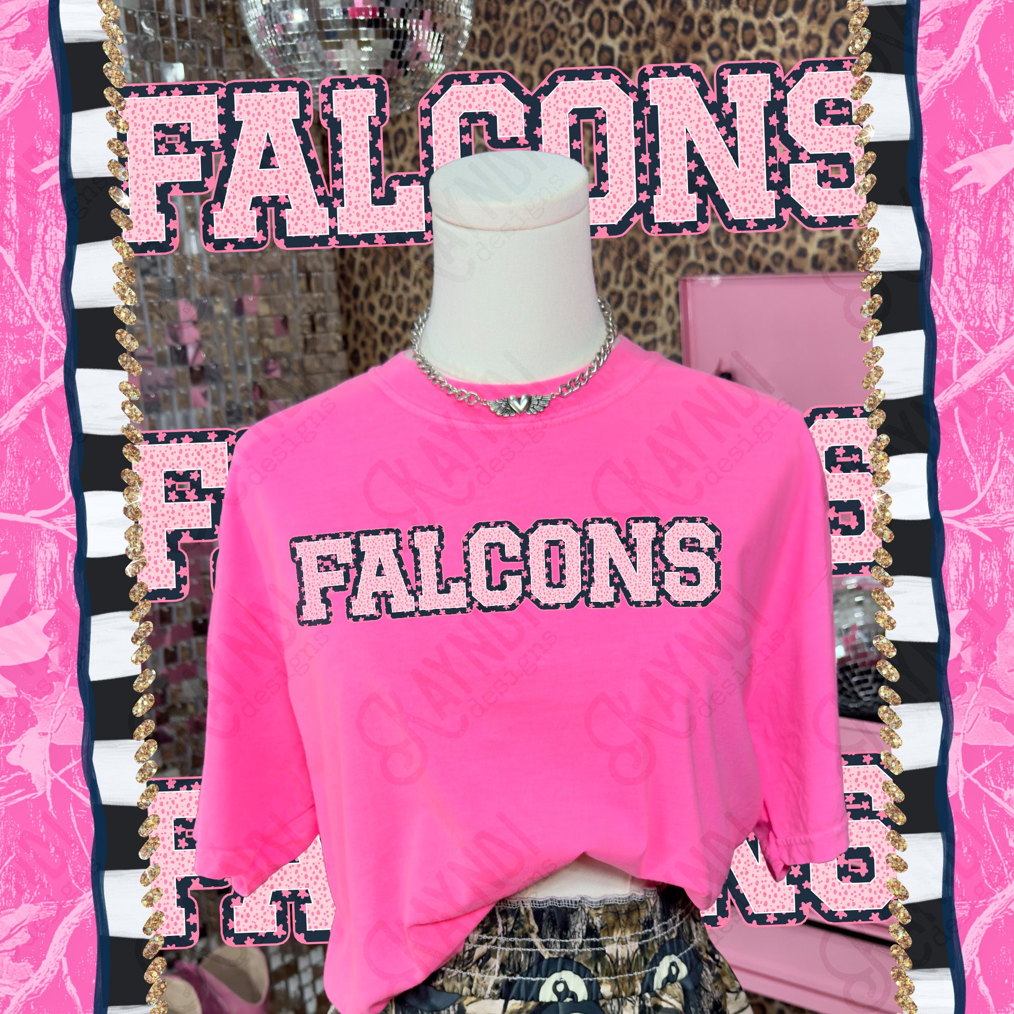 Varsity Stars Falcons mockup