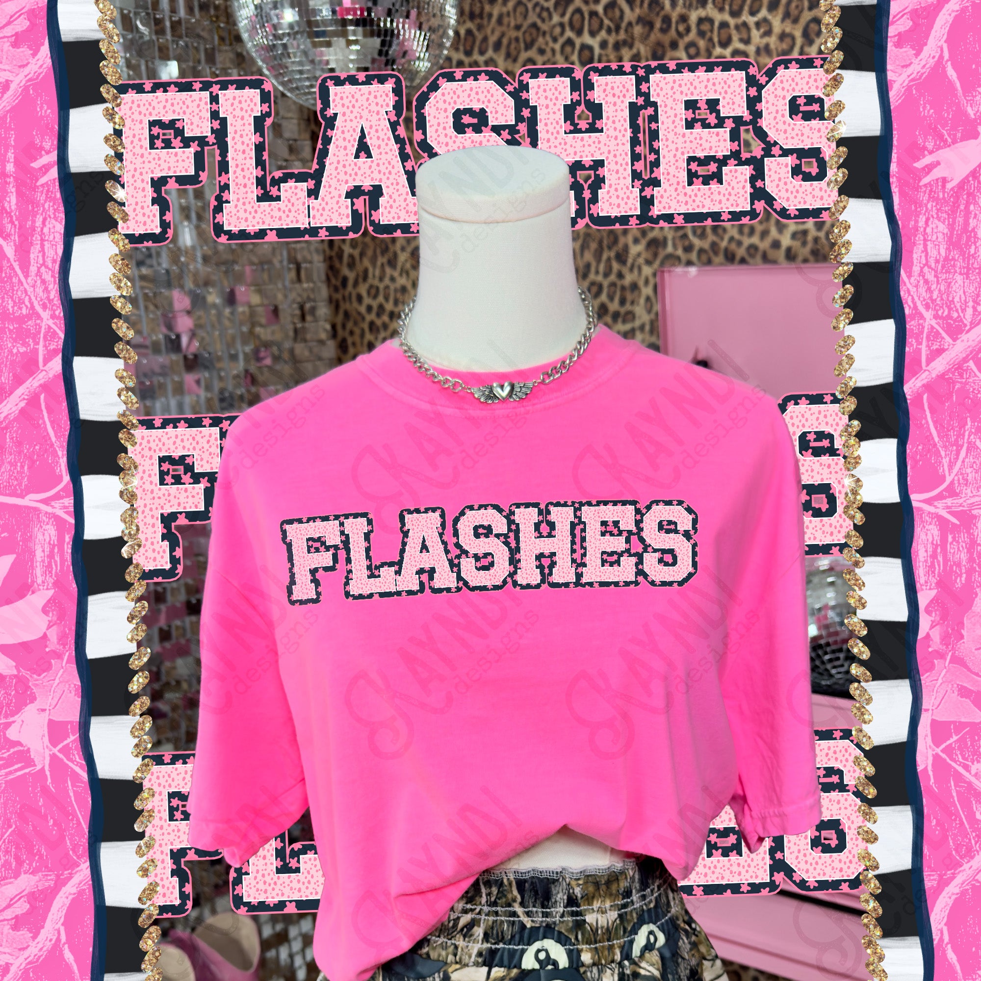 Varsity Stars Flashes mockup