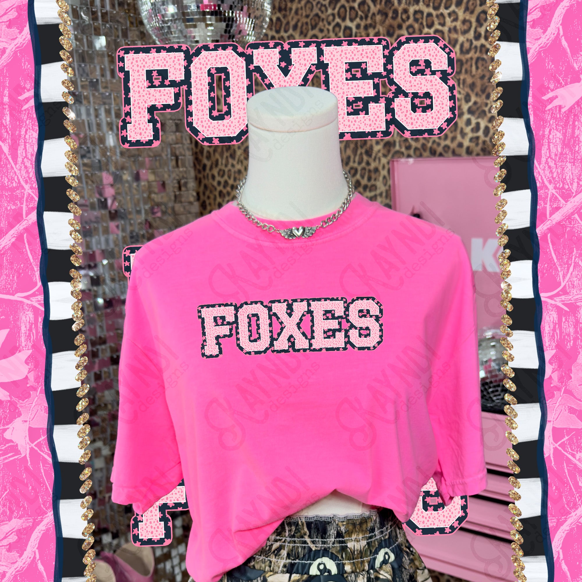 Varsity Stars Foxes mockup