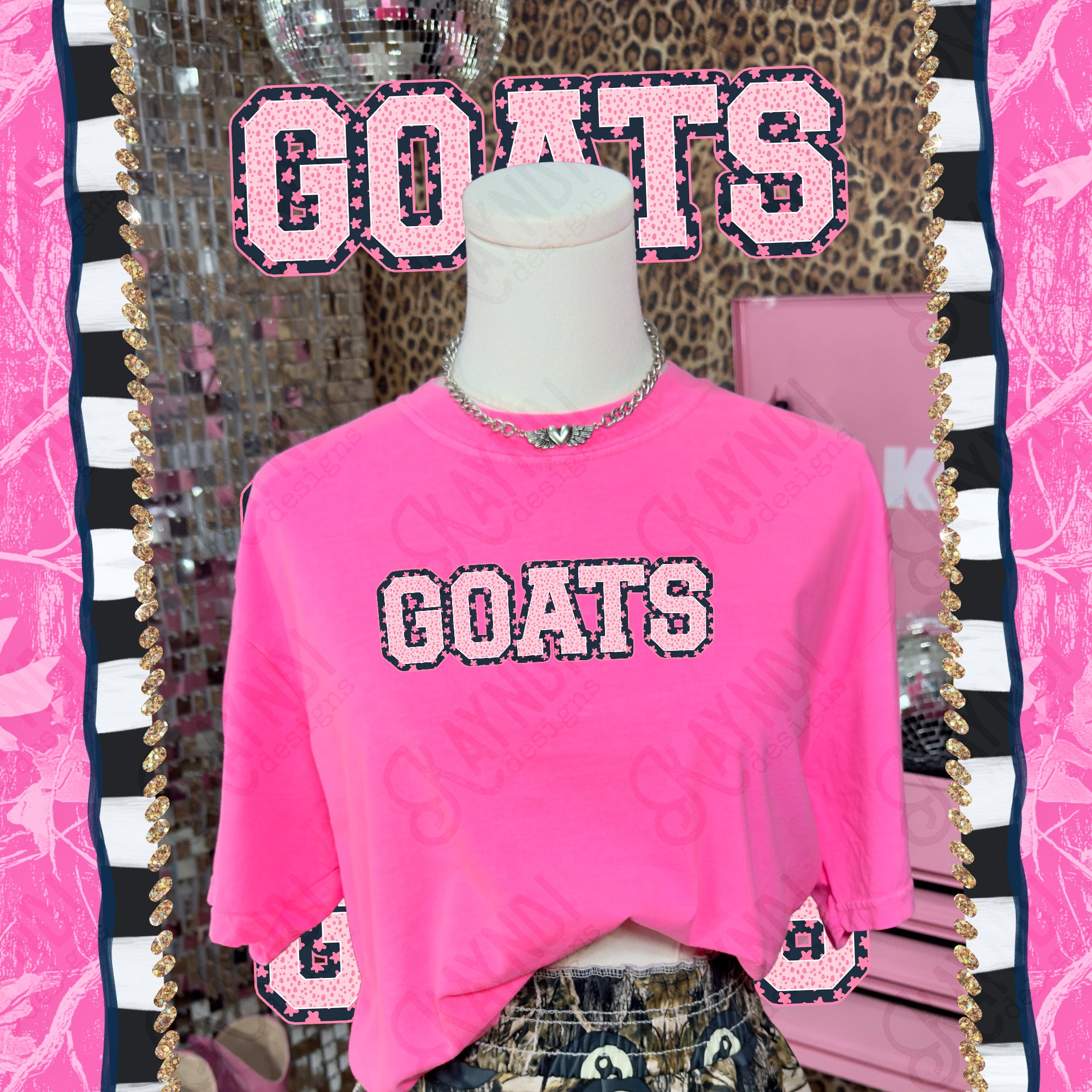 Varsity Stars Goats mockup