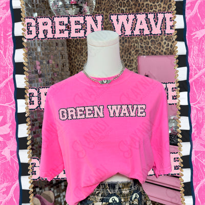 Varsity Stars Green Wave mockup
