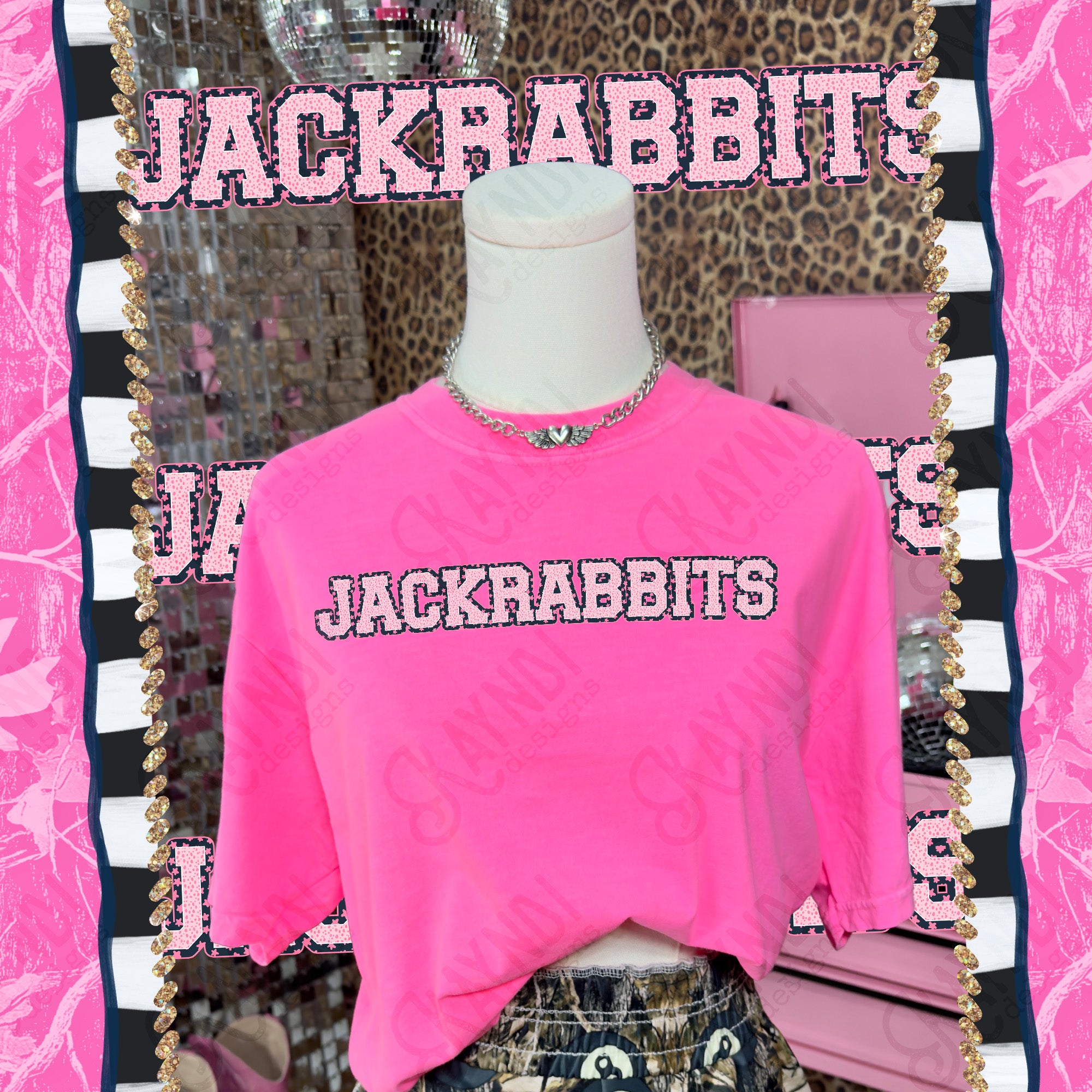 Varsity Stars Jackrabbits mockup