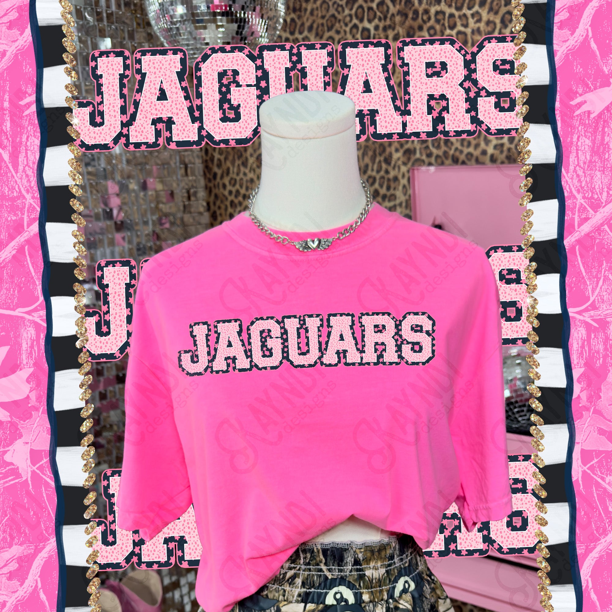 Varsity Stars Jaguars mockup