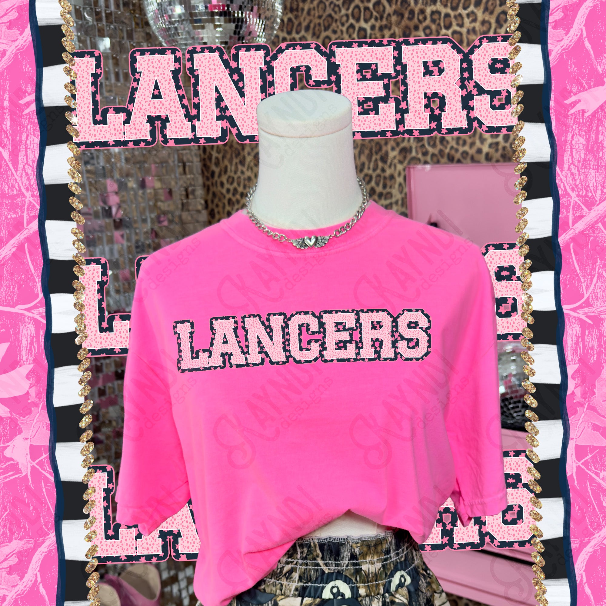 Varsity Stars Lancers mockup