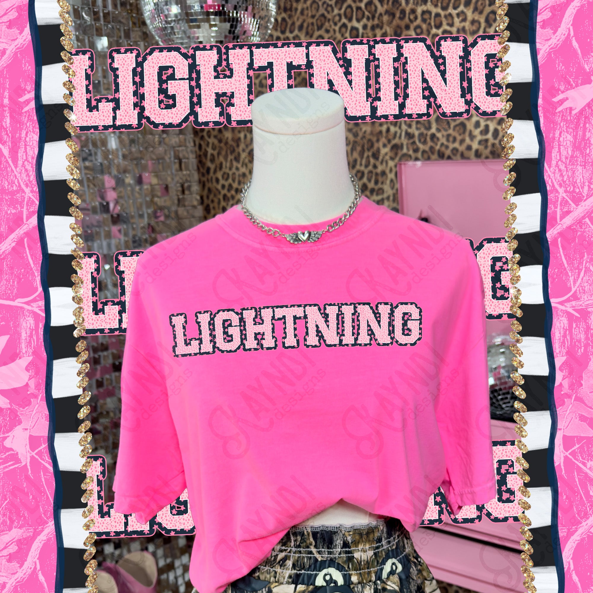 Varsity Stars Lightning mockup