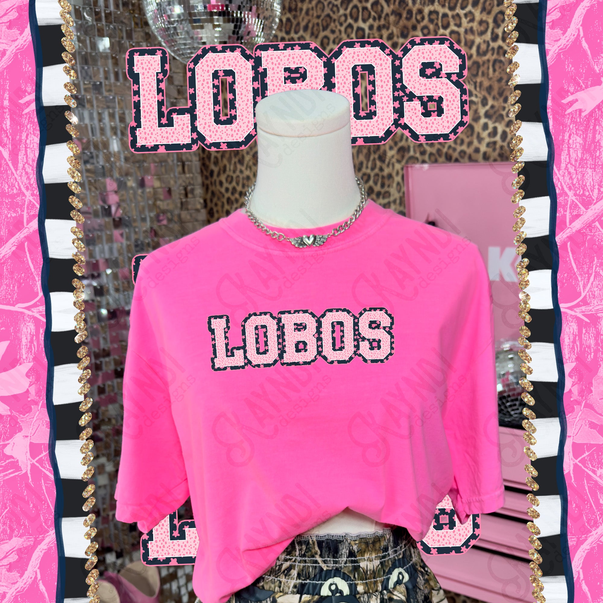 Varsity Stars Lobos mockup