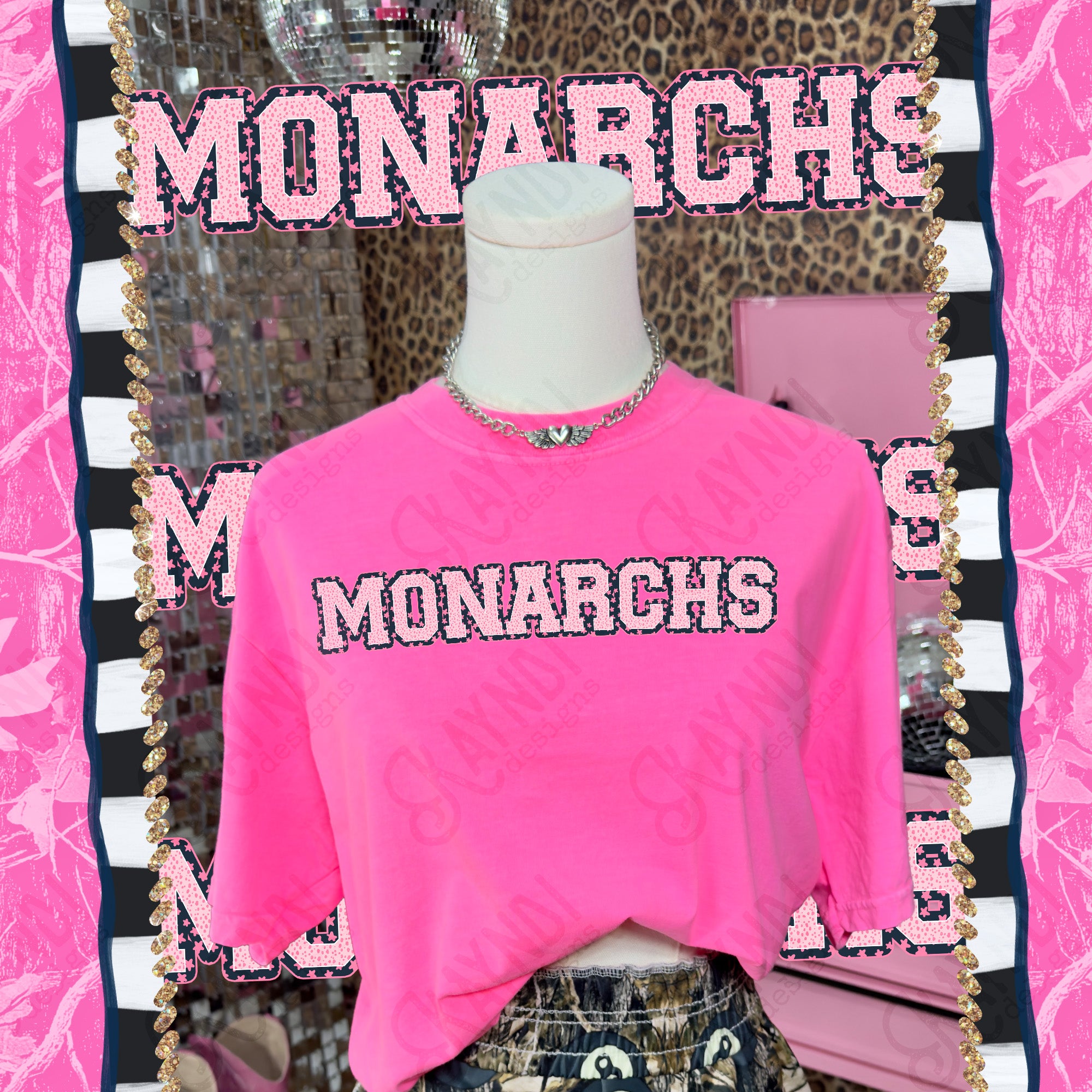 Varsity Stars Monarchs mockup