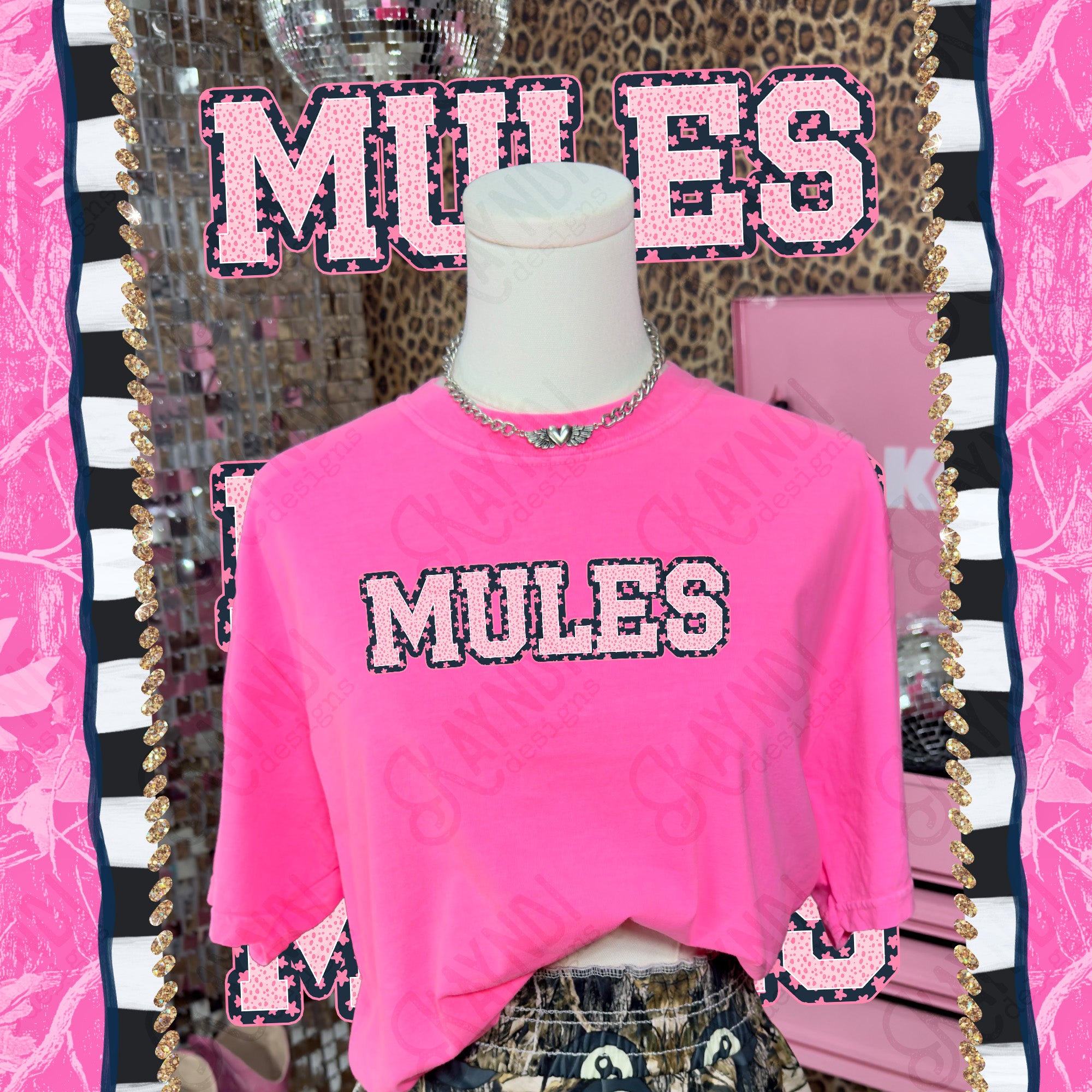 Varsity Stars Mules mockup