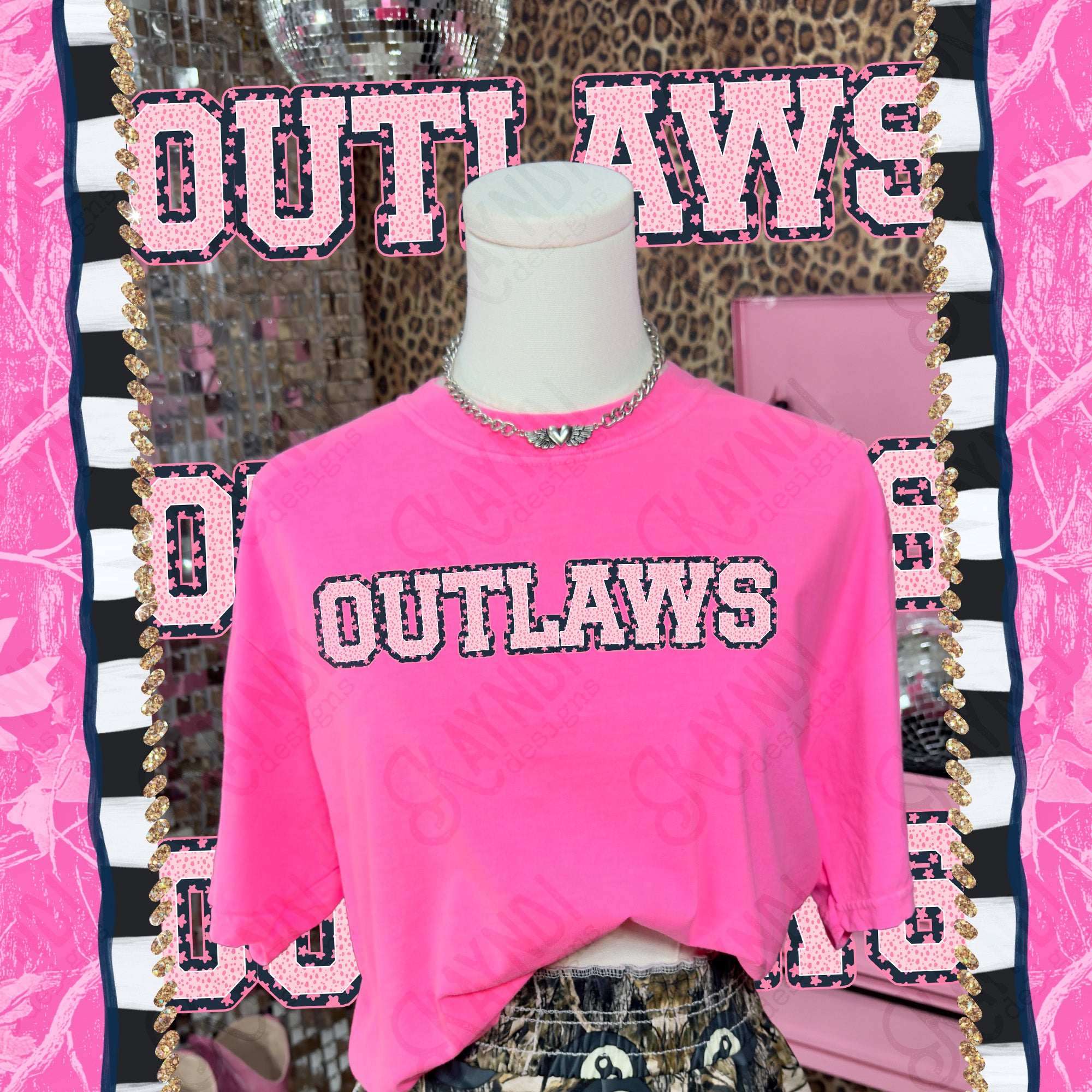 Varsity Stars Outlaws mockup