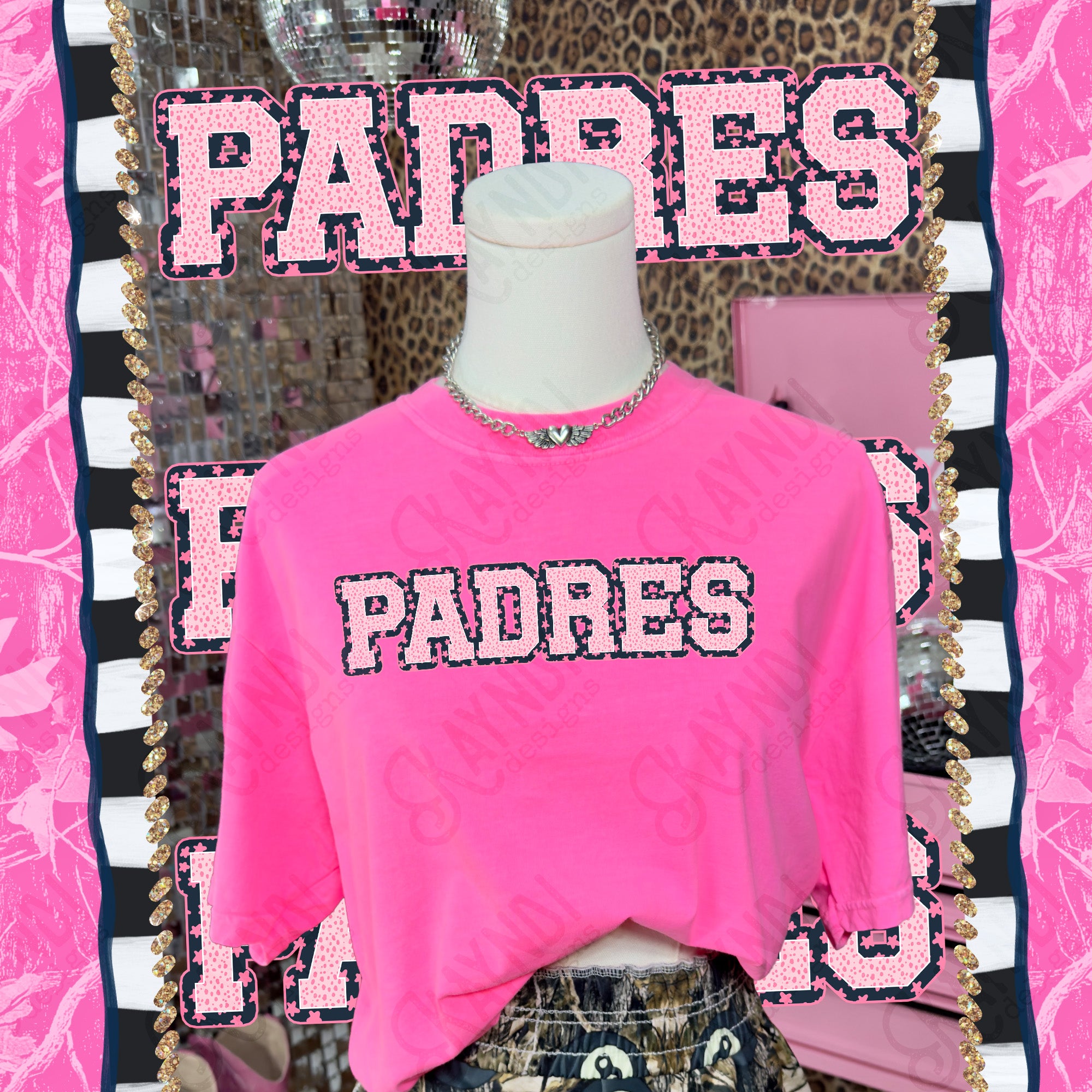 Varsity Stars Padres mockup