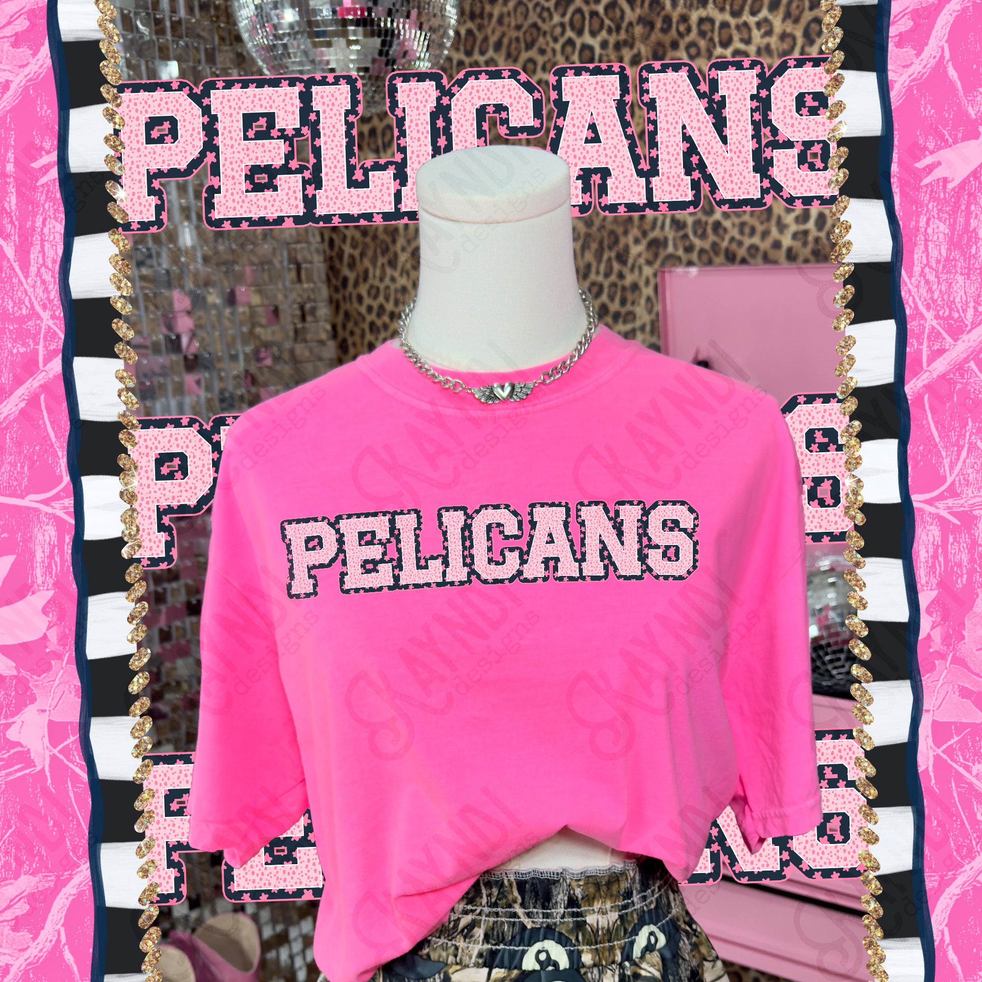 Varsity Stars Pelicans mockup