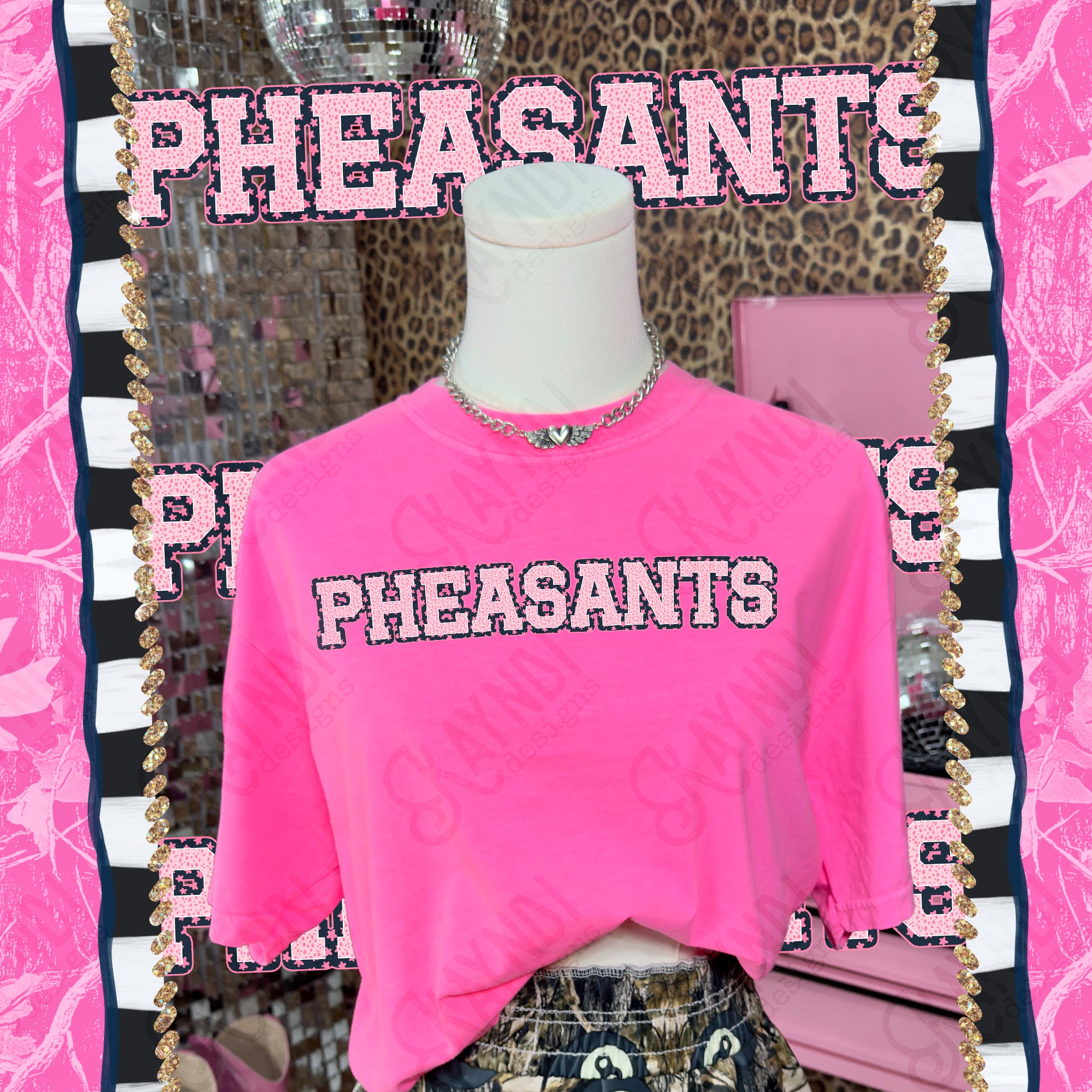 Varsity Stars Pheasants mockup