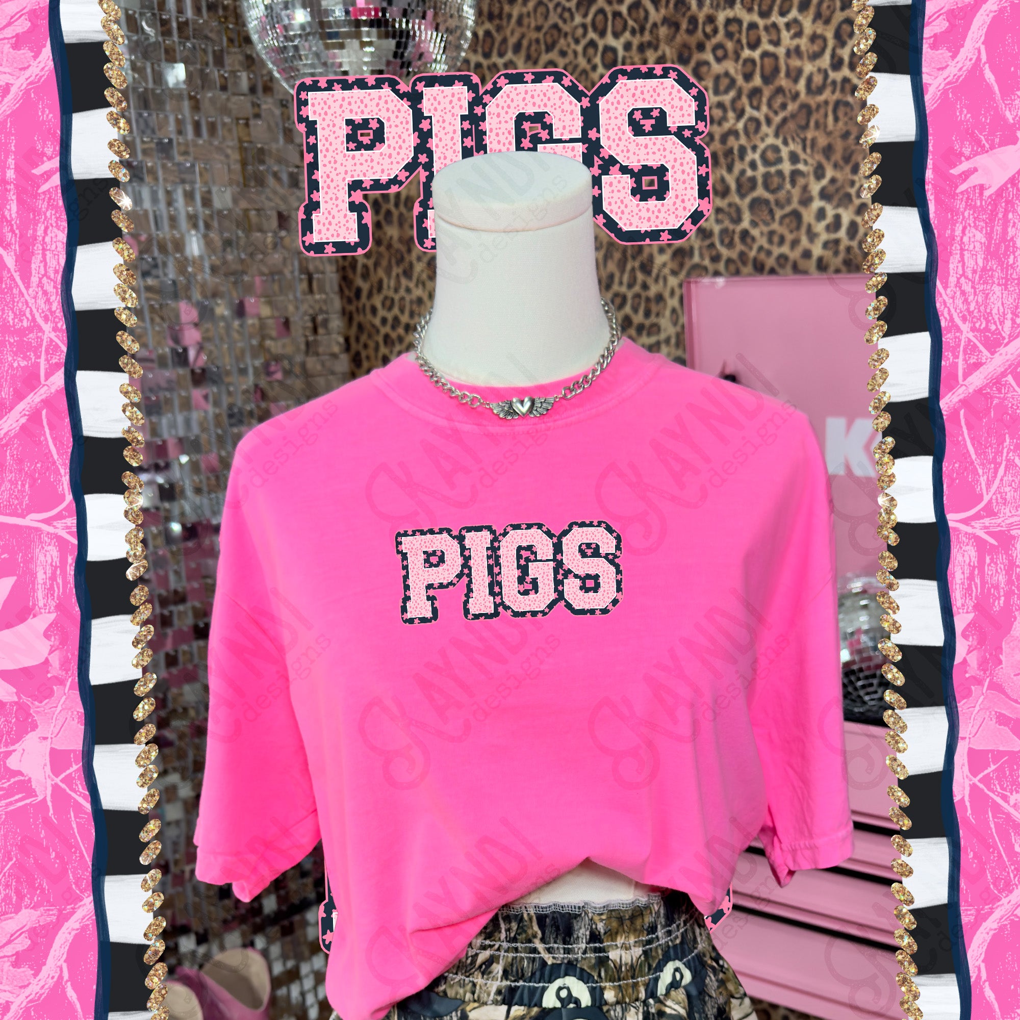 Varsity Stars Pigs mockup