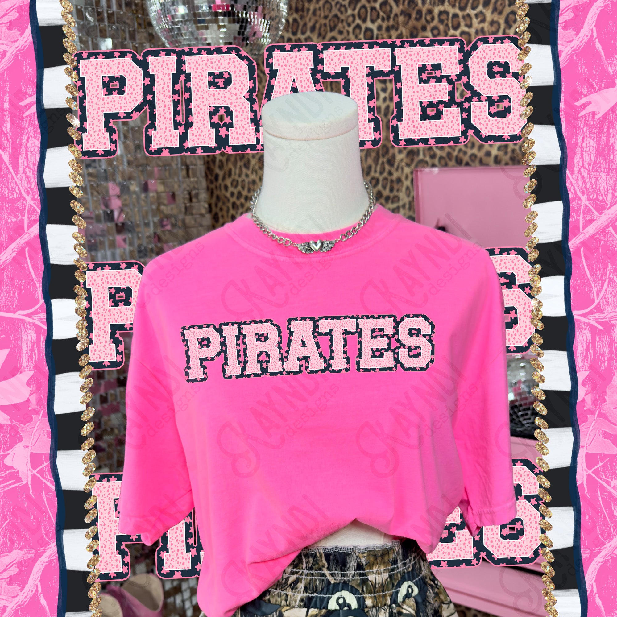 Varsity Stars Pirates mockup