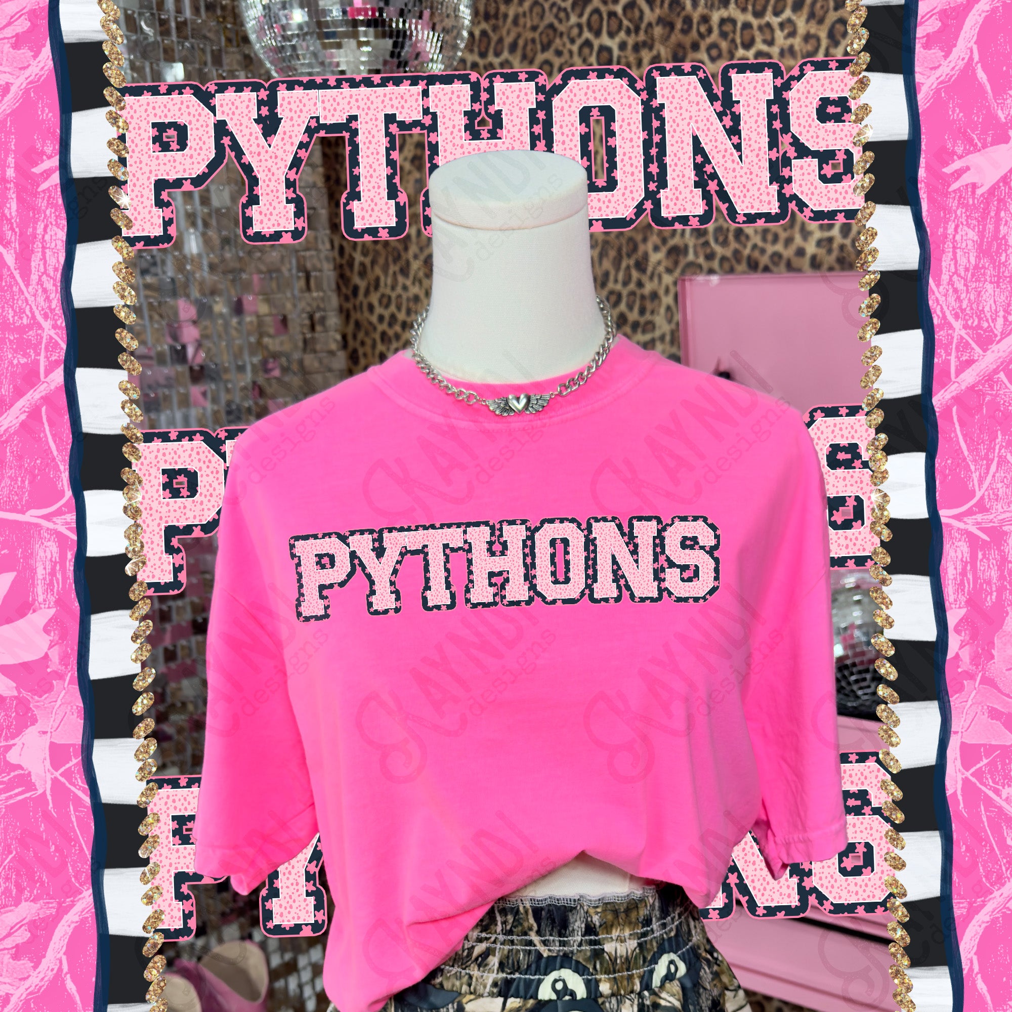 Varsity Stars Pythons mockup
