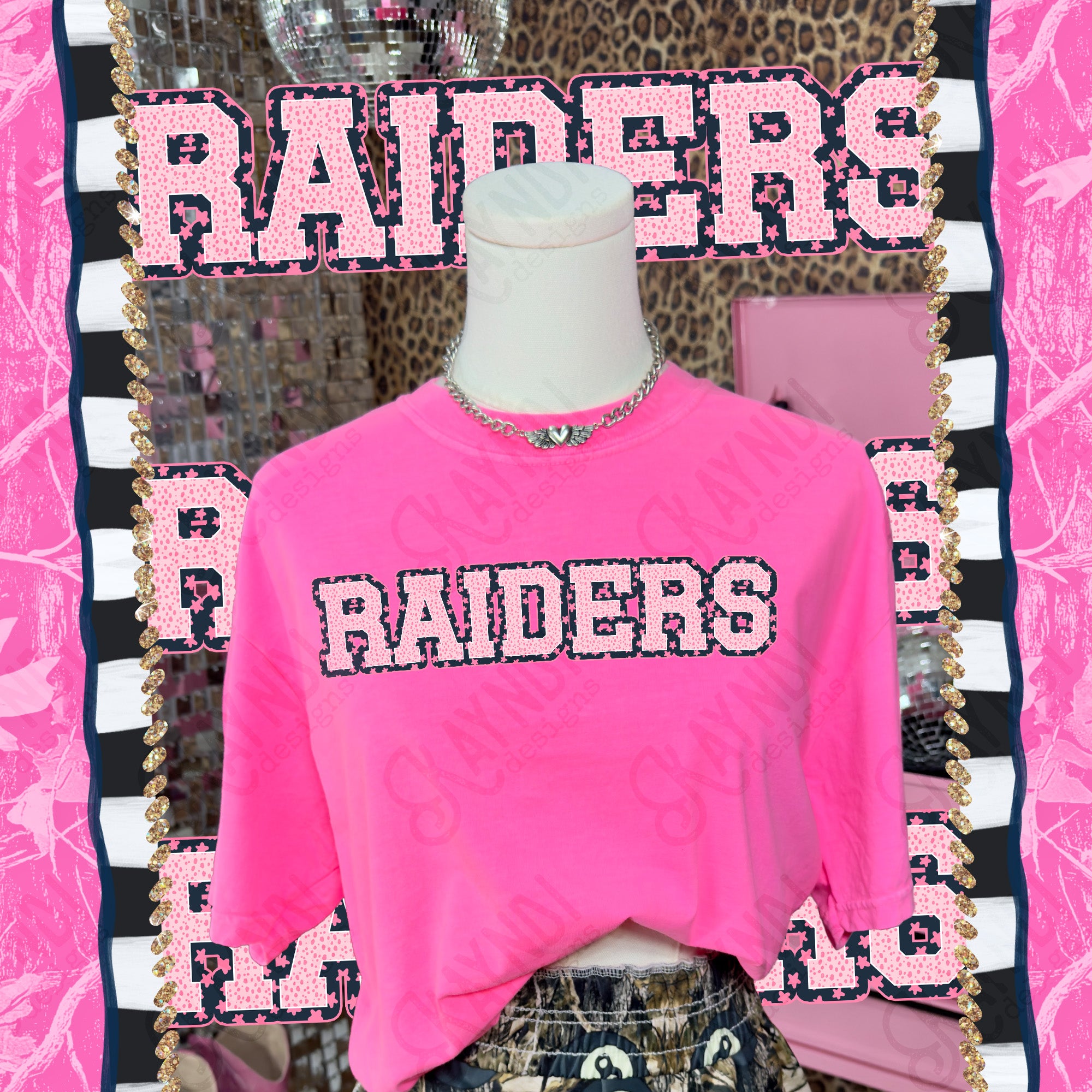 Varsity Stars Raiders mockup