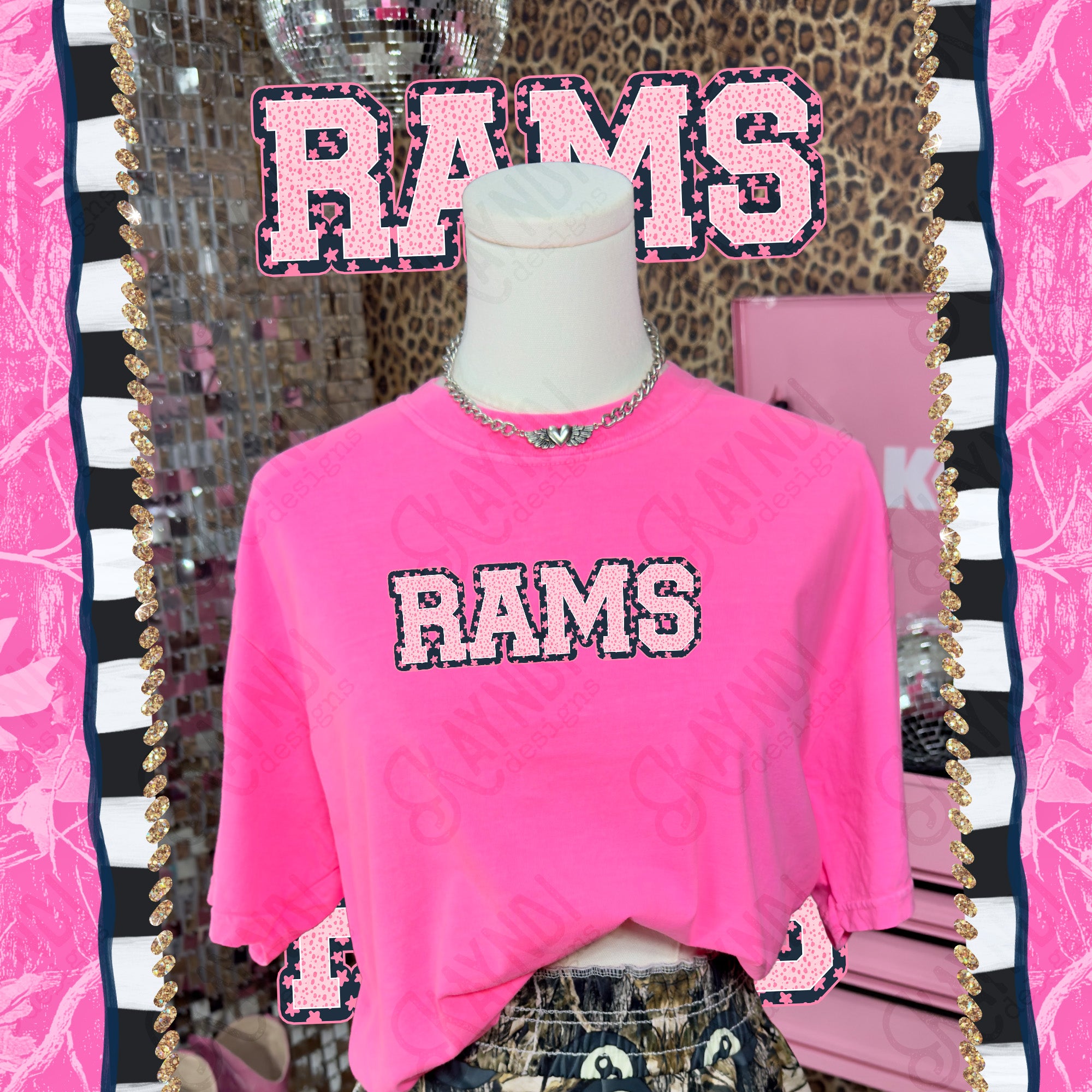 Varsity Stars Rams mockup