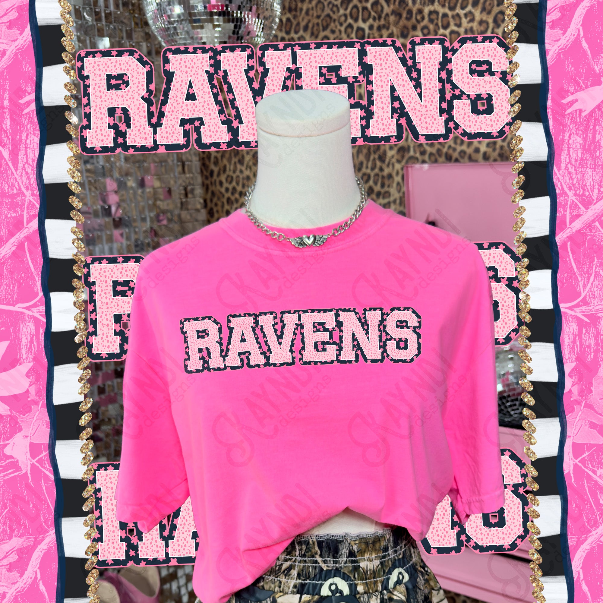 Varsity Stars Ravens mockup