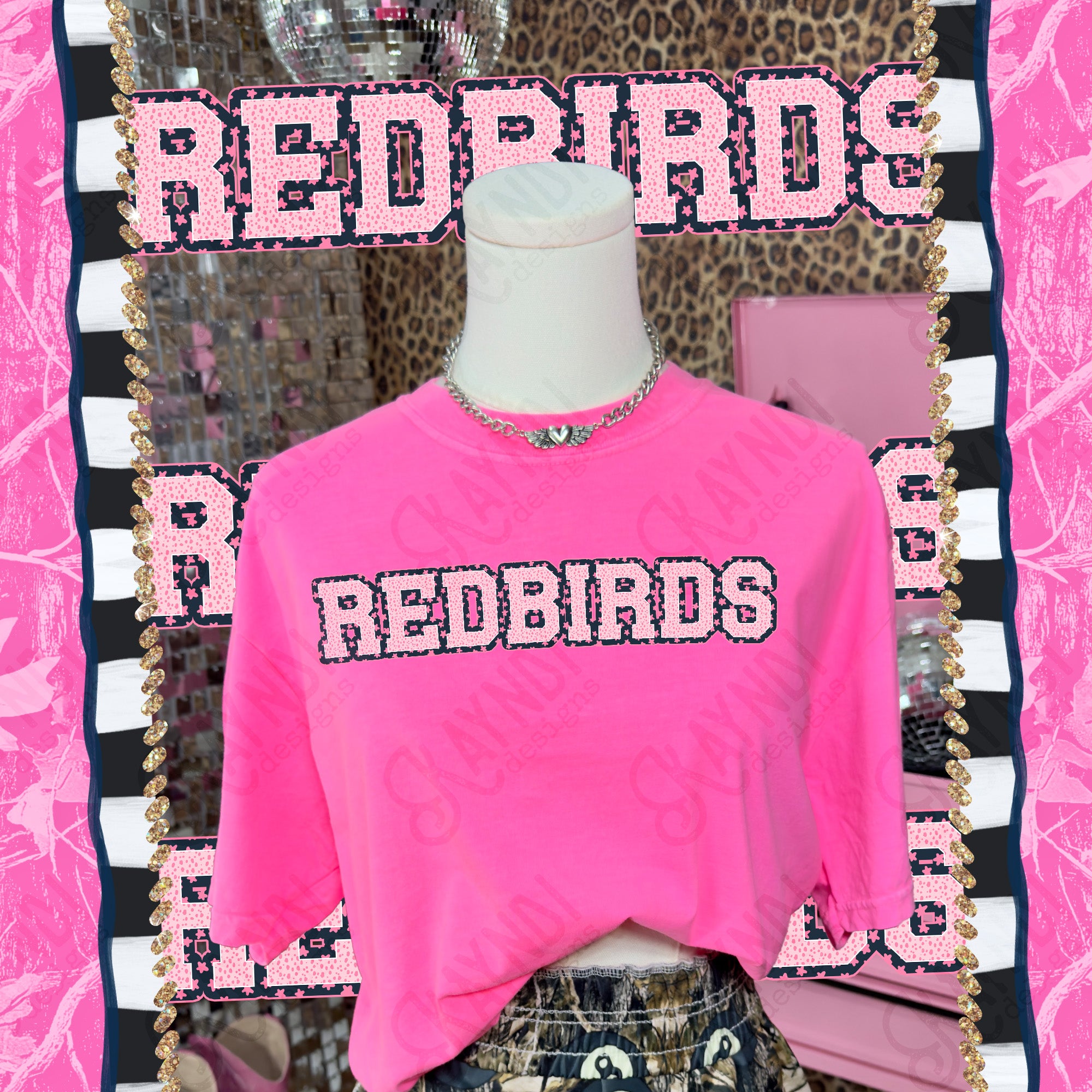 Varsity Stars Redbirds mockup