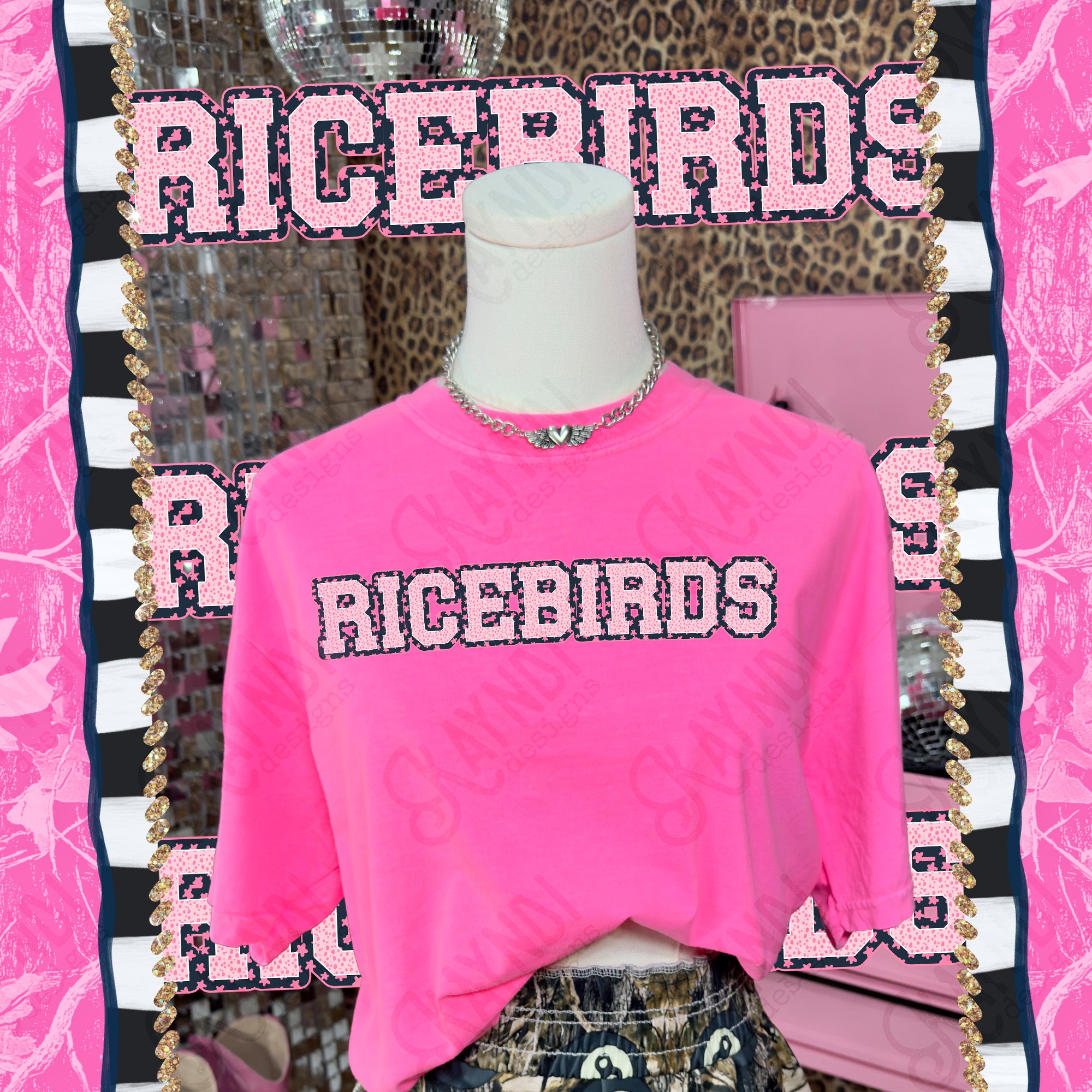 Varsity Stars Ricebirds mockup