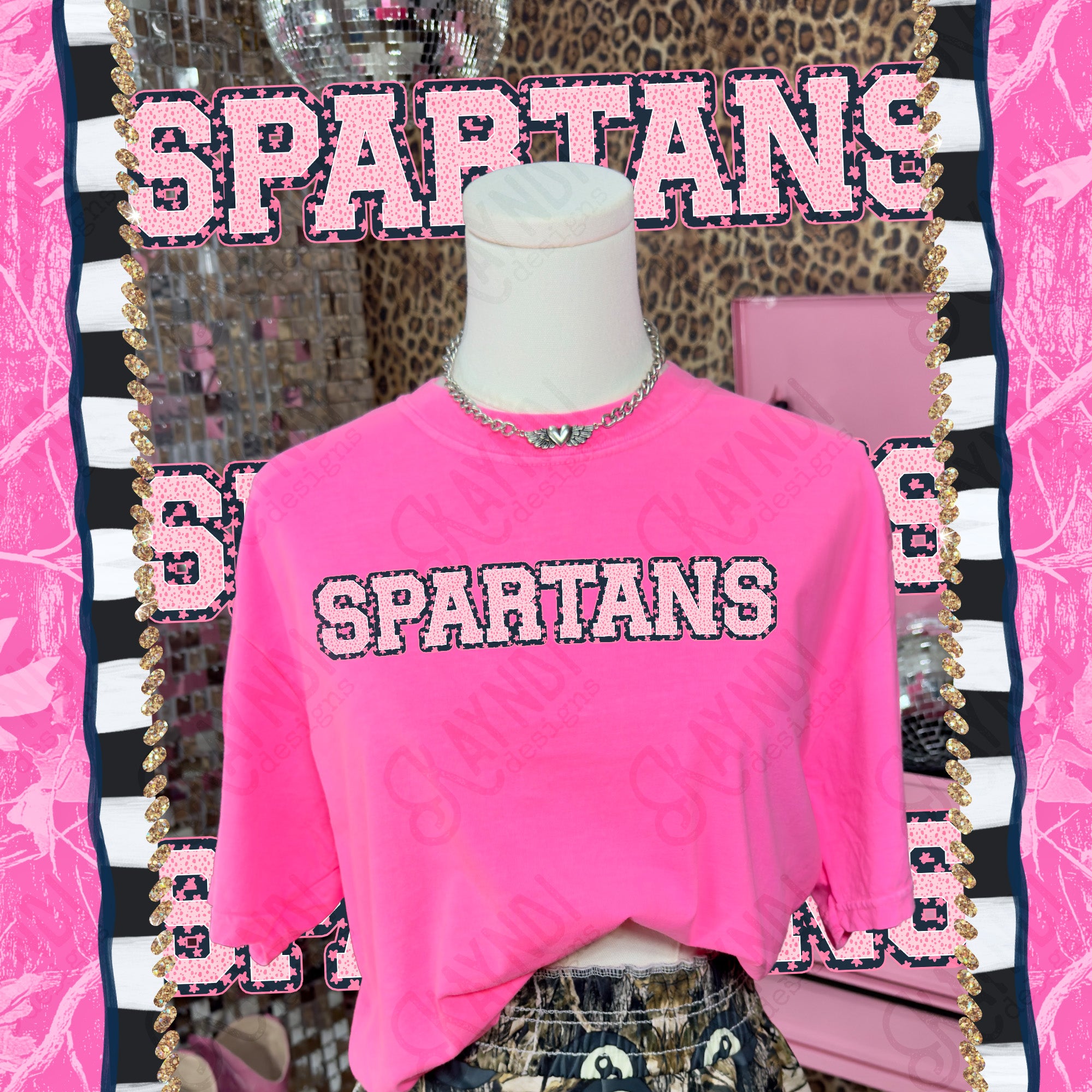 Varsity Stars Spartans mockup