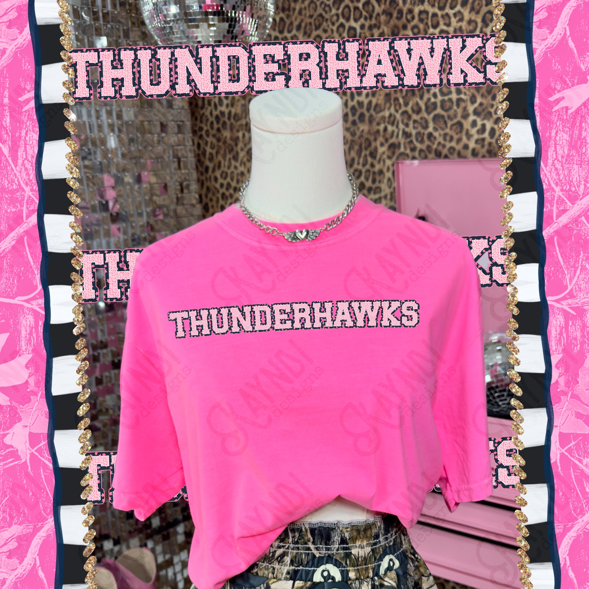Varsity Stars Thunderhawks mockup